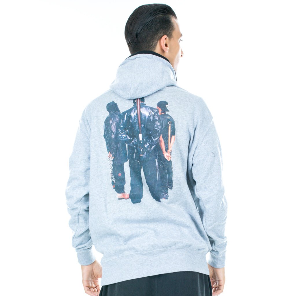 Mindseeker Prison Rhinestone Hoody Grey - 3