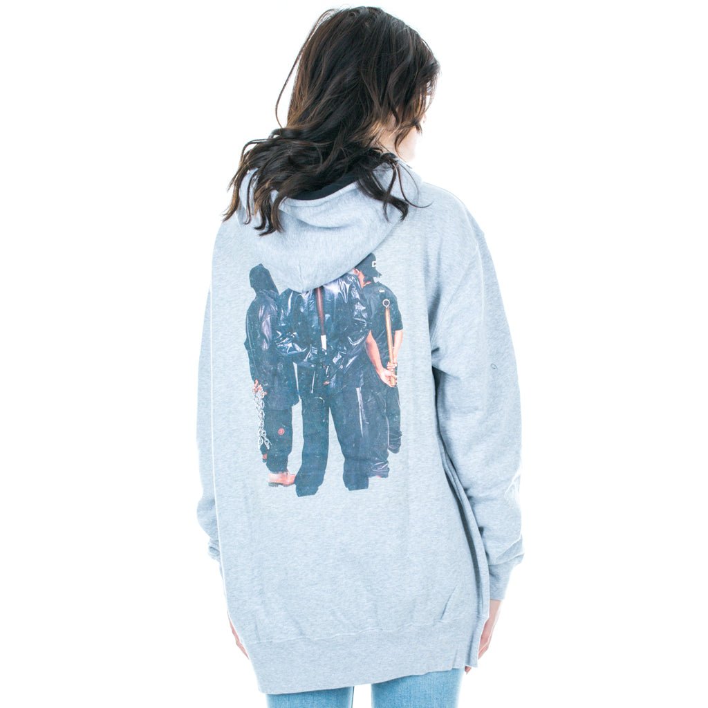 Mindseeker Prison Rhinestone Hoody Grey - 6