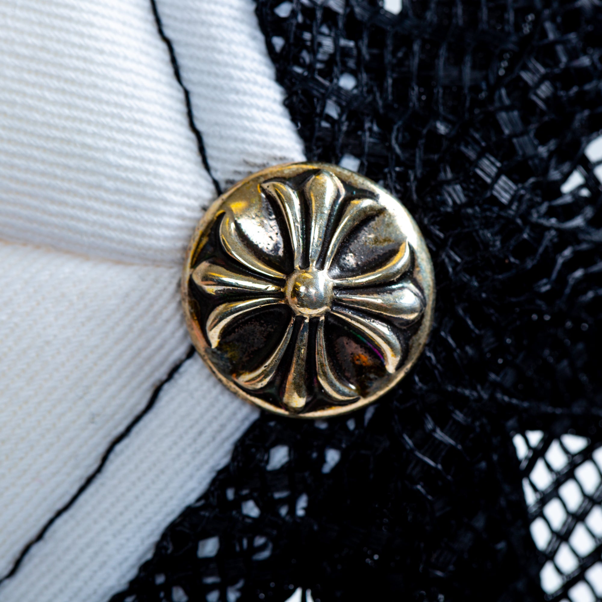 Chrome Hearts FCK Patch White/Black Trucker Cap Black - 6