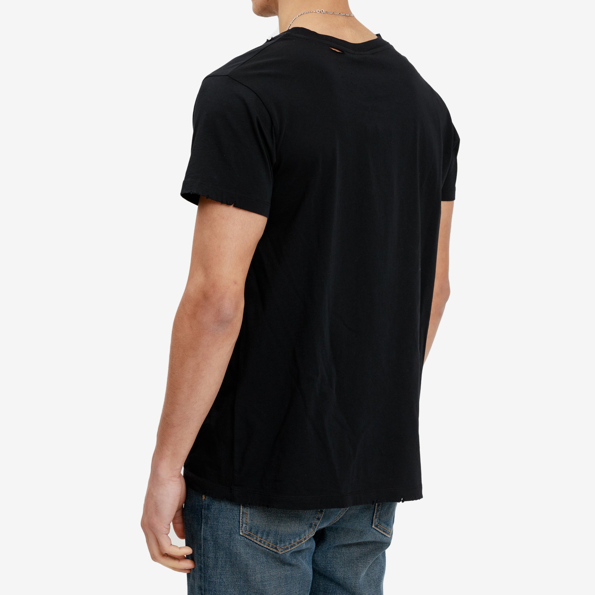 COOL T.M Embroidered COOL Vintage T-Shirt Black - 4