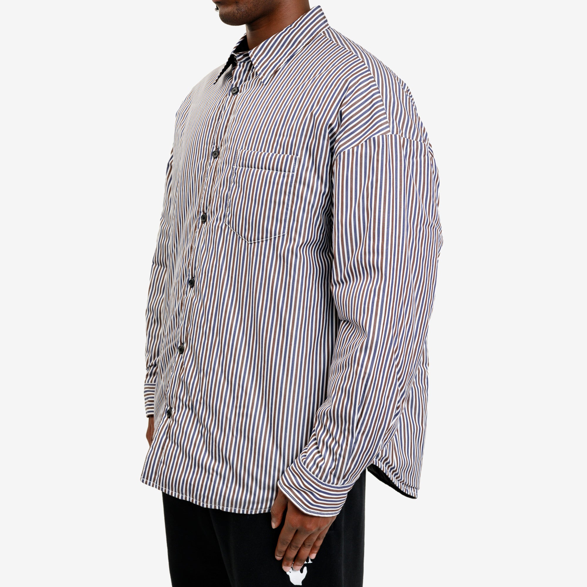 Photo of Juun.J Padding Stripe Shirt - 3