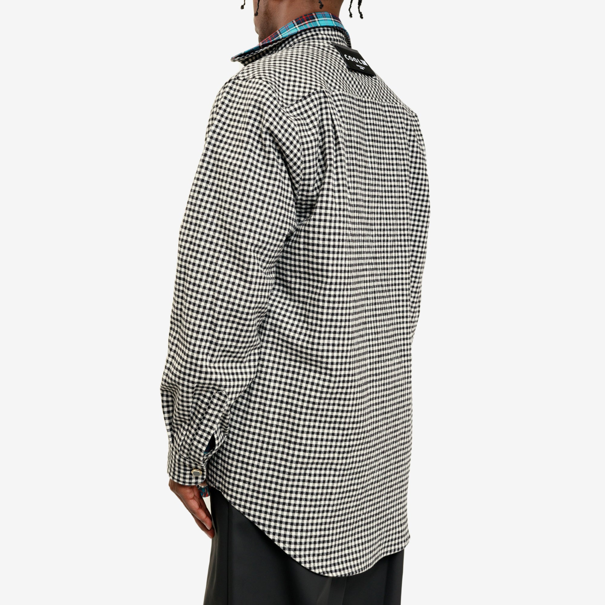 COOL T.M Reversible Check Shirt Turquoise - 8