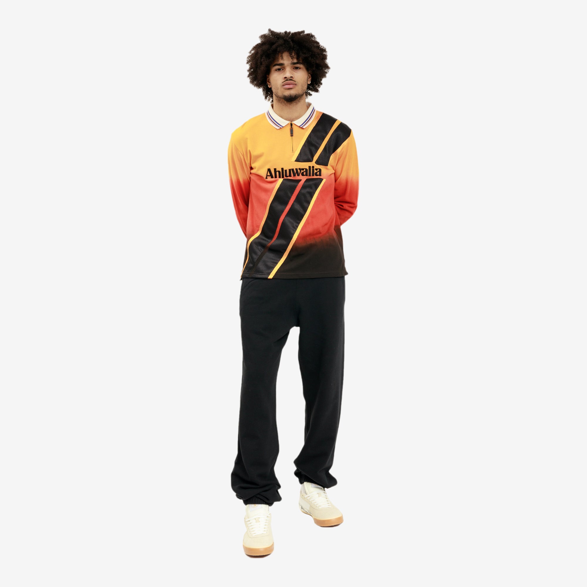 Ahluwalia Deep Heat Applique Polo Yellow - 2