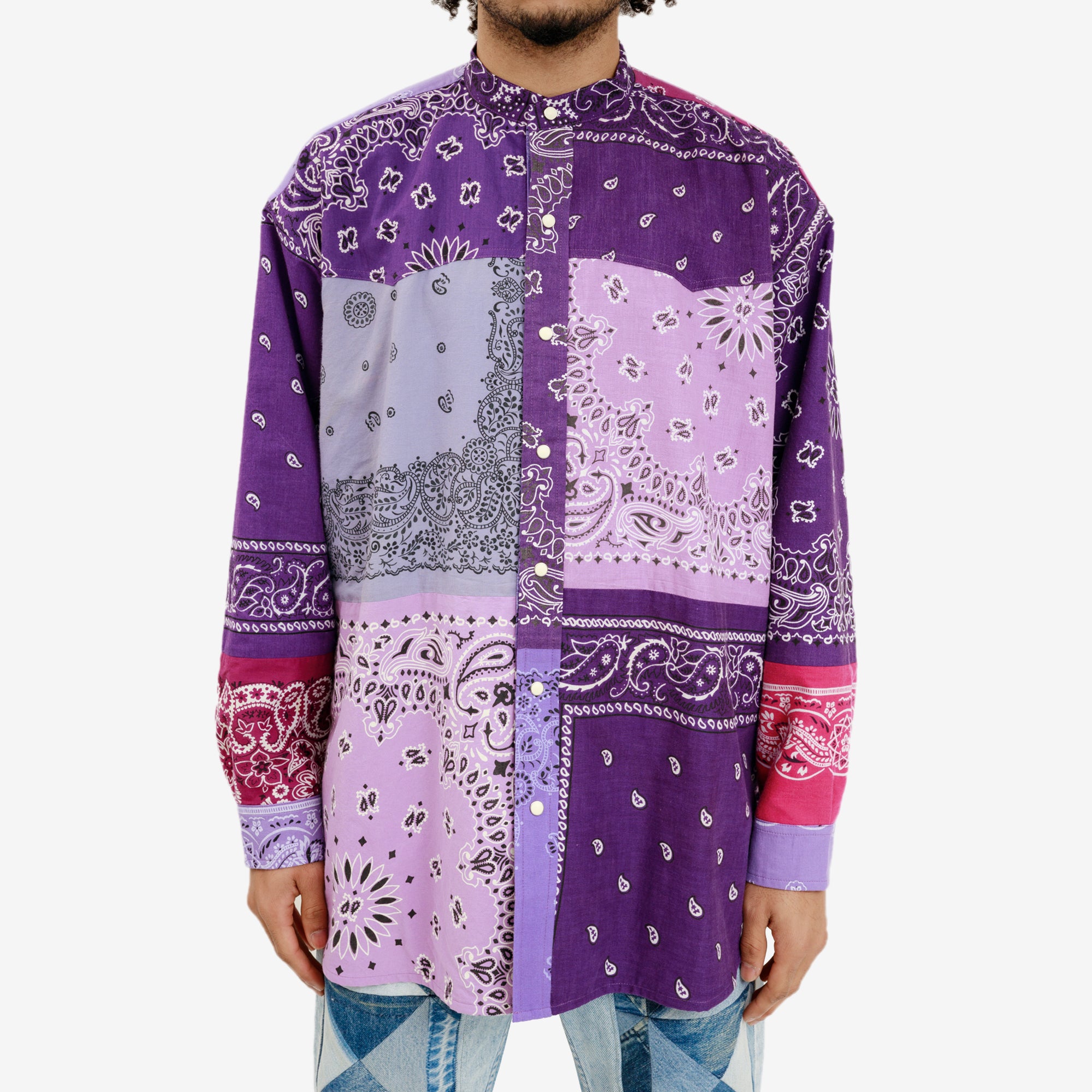 Children of the Discordance Bandana Patchwork LS Shirt