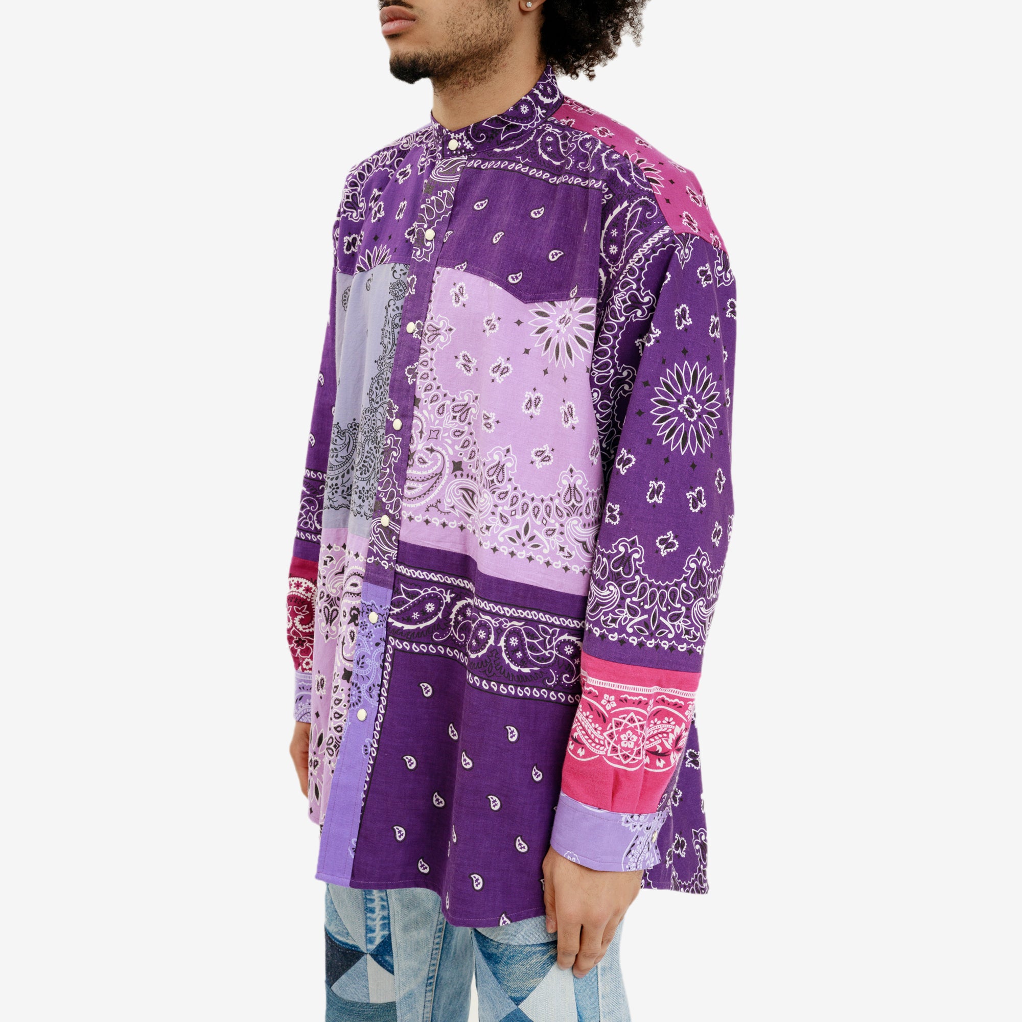 Photo of Children of the Discordance Bandana Patchwork LS Shirt - 3