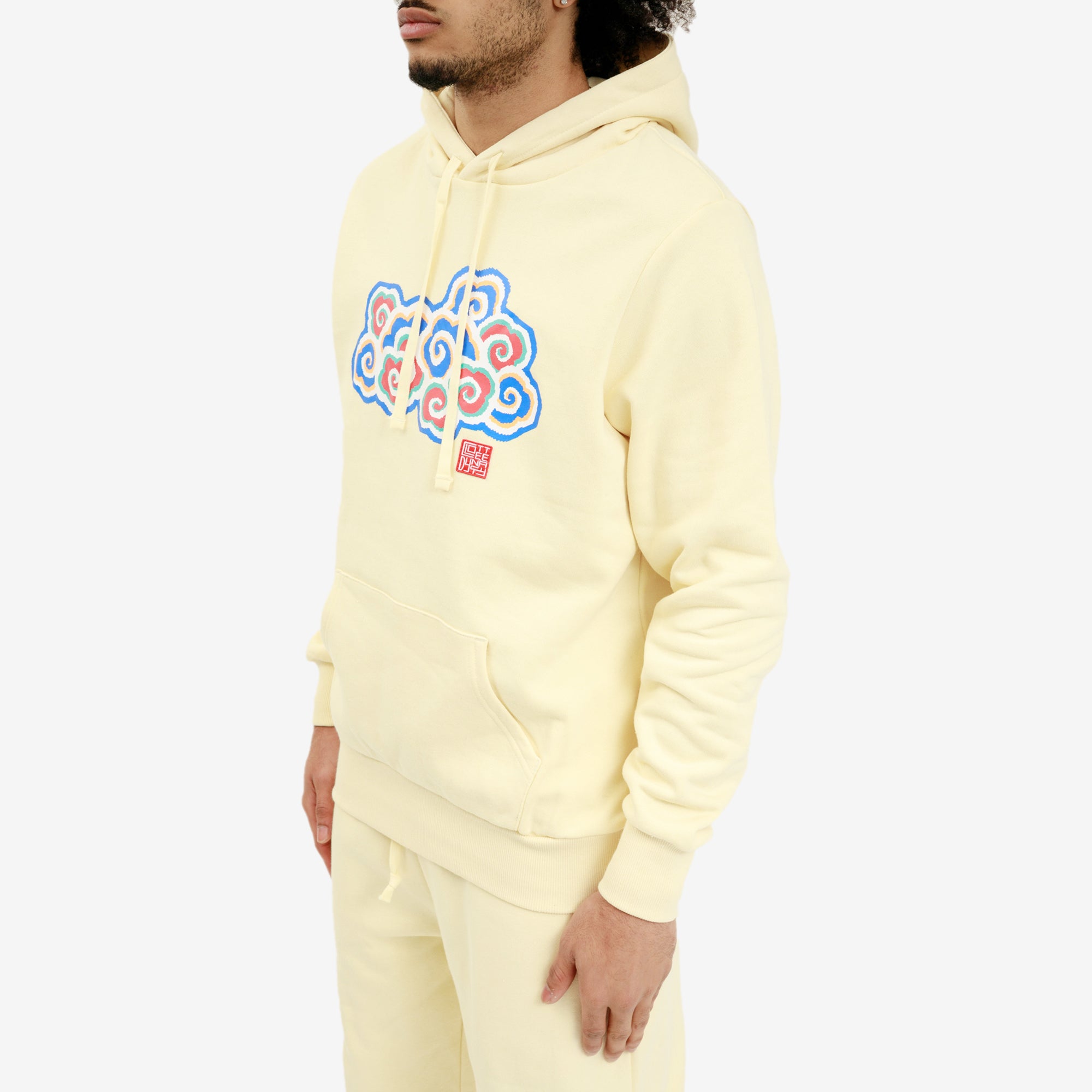 CLOT Pixel Cloud Hoody White - 3