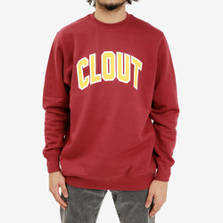 Clout Burgundy Sweatshirt