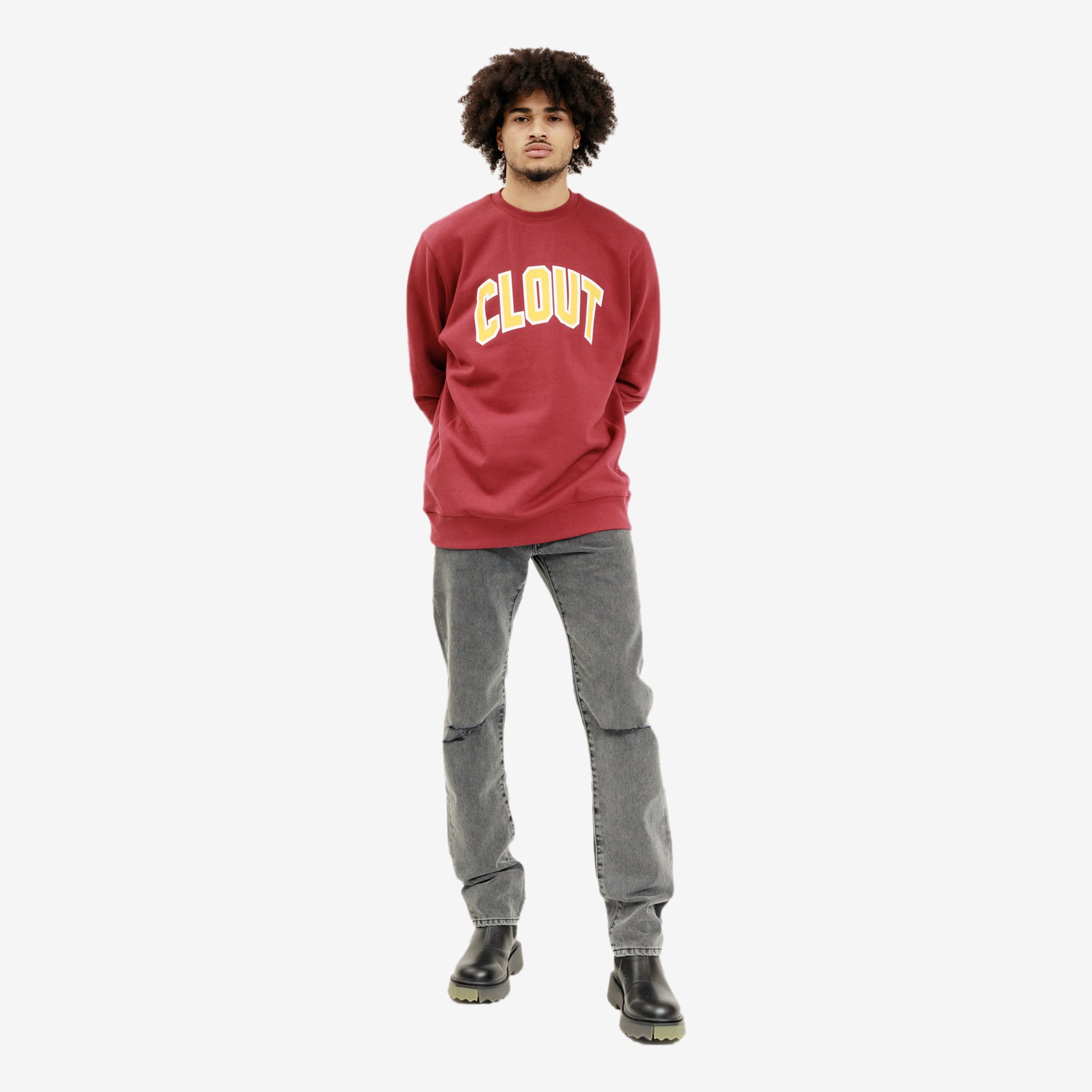 Photo of CLOT Clout Burgundy Sweatshirt - 2