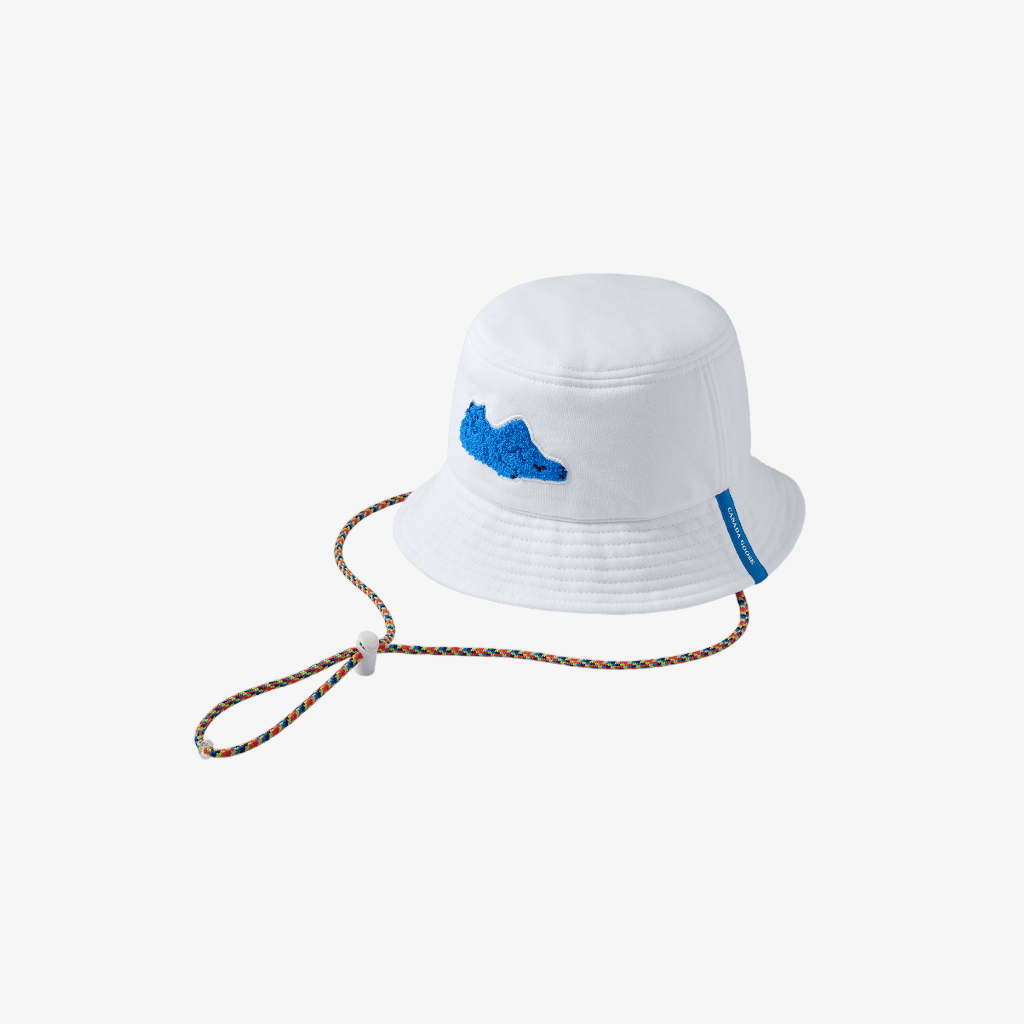 Canada Goose Womens Paola Pivi White Bucket Hat White - 1