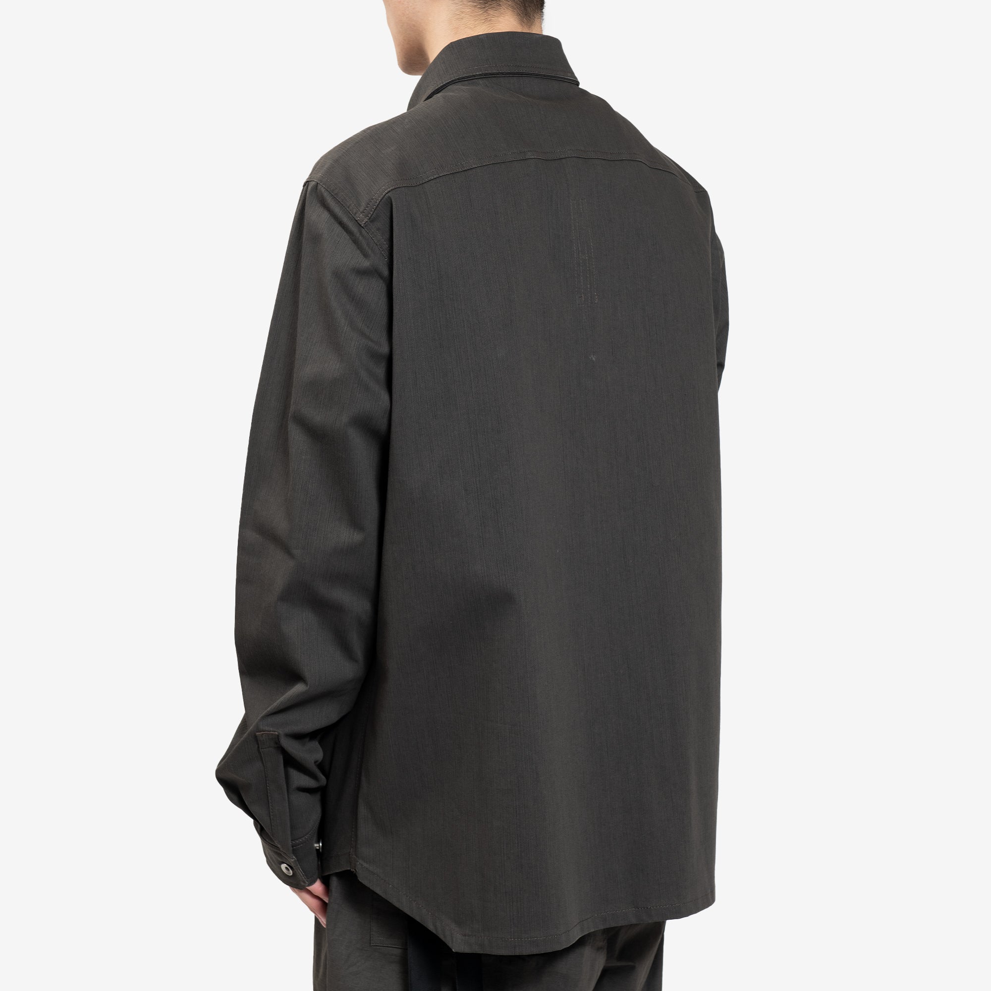 Rick Owens DRKSHDW Fog Denim Outershirt Dark Dust - 4