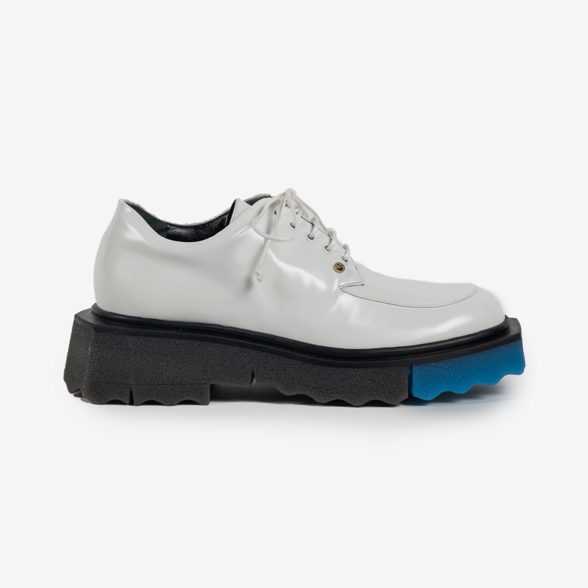Off - White Womens Calf Sponge Derby WHITE - 3