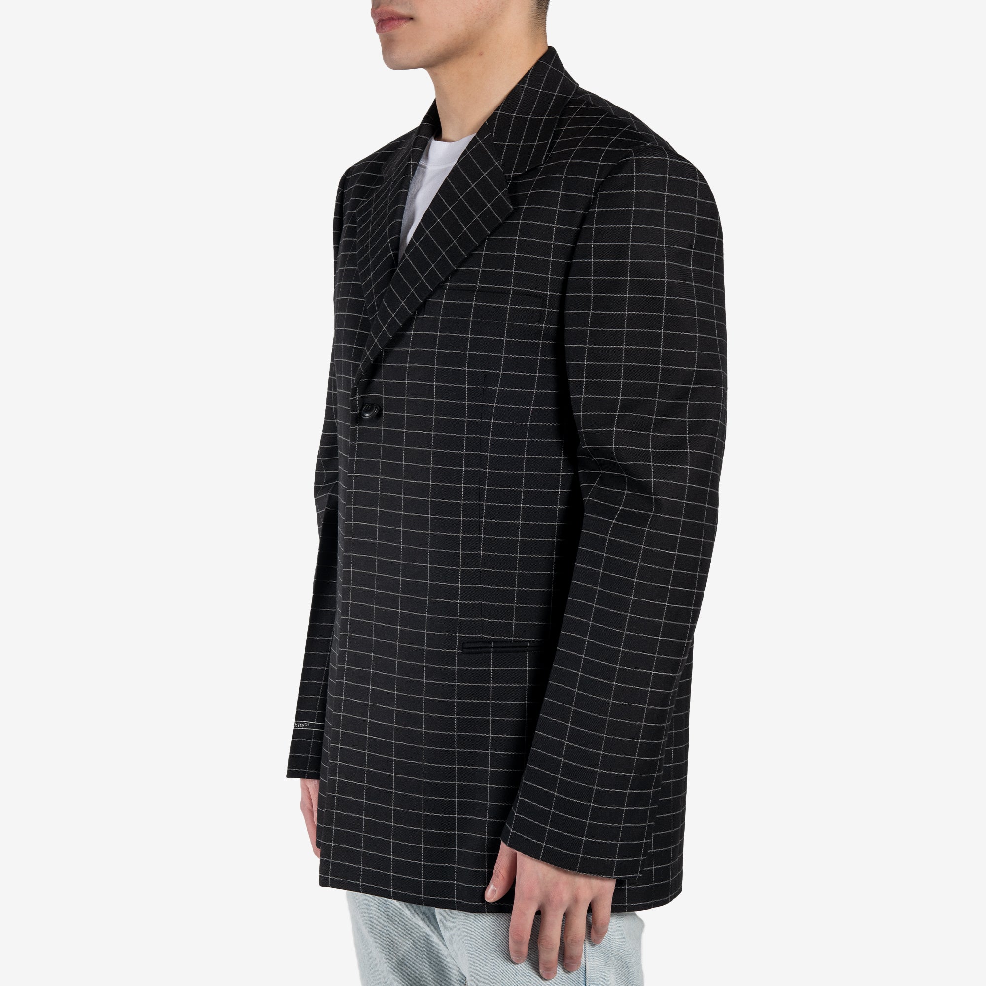 Off - White Patterned Skate Fit SB Blazer BLACK - 3