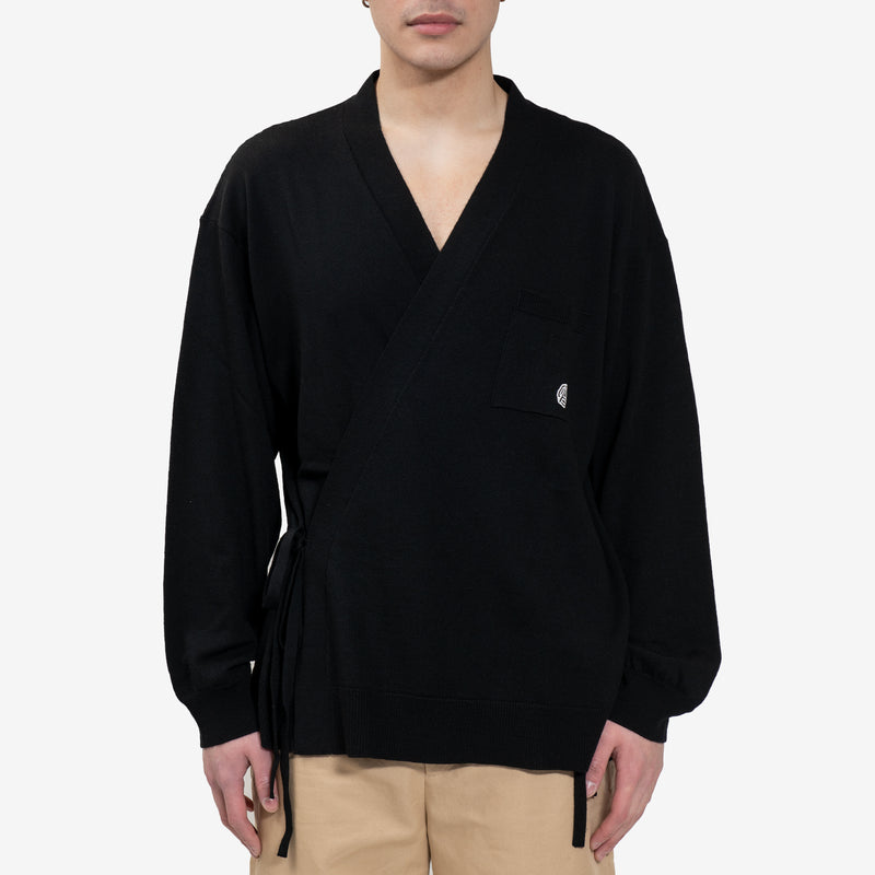 AMBUSH - Knitted Kimono Shirt in Black