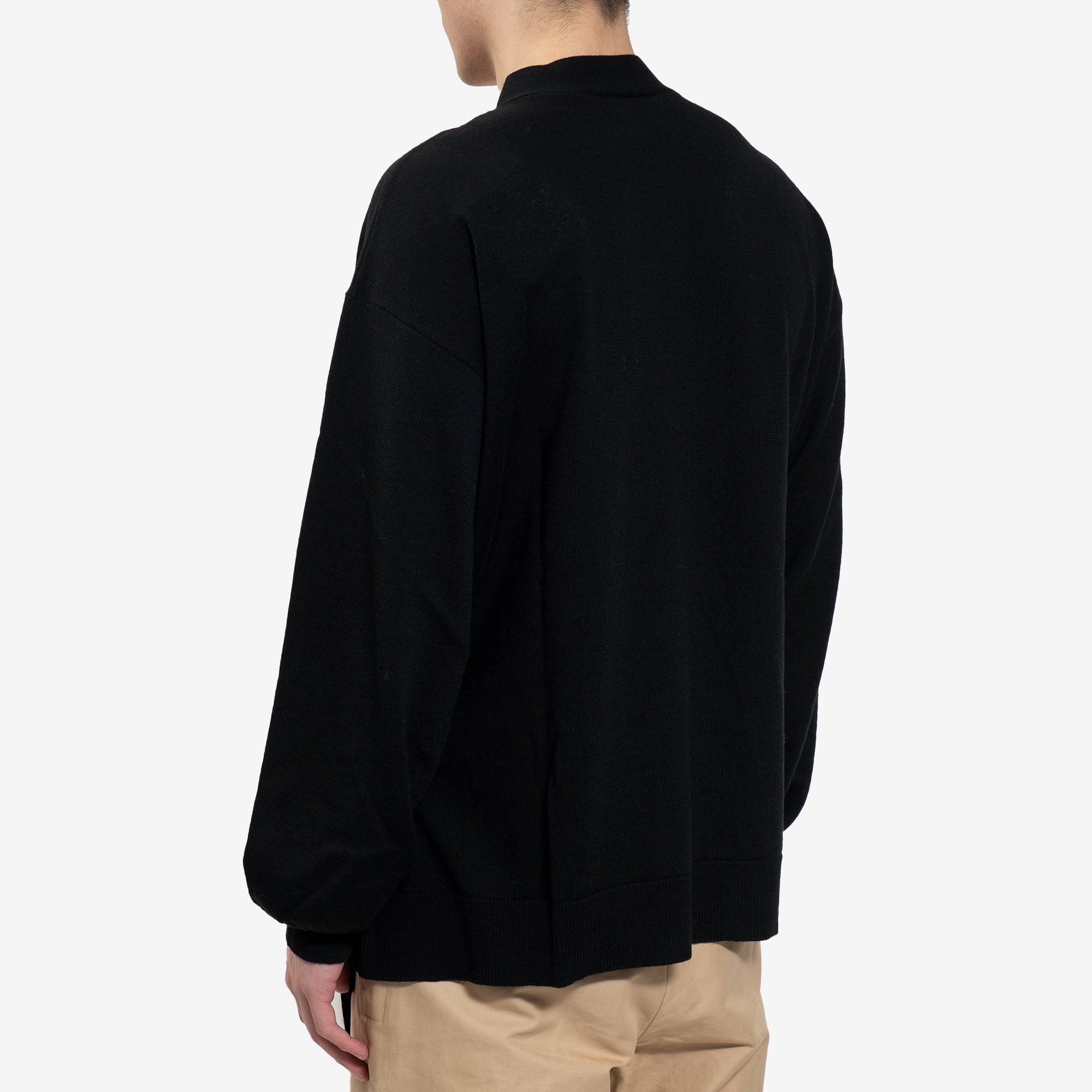 Ambush Knitted Kimono Shirt Black - 4