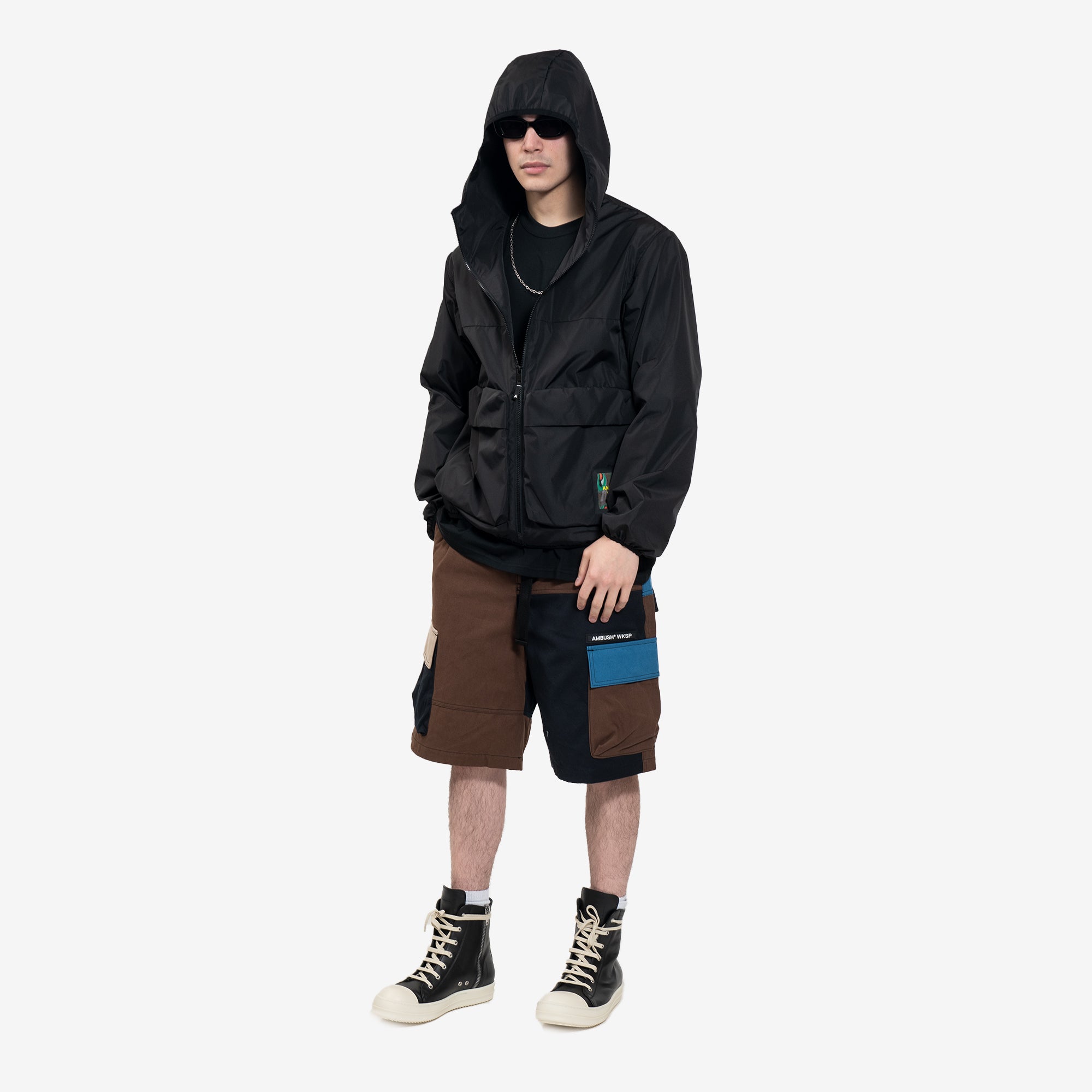 Ambush Panelled Cargo Shorts Brown - 2