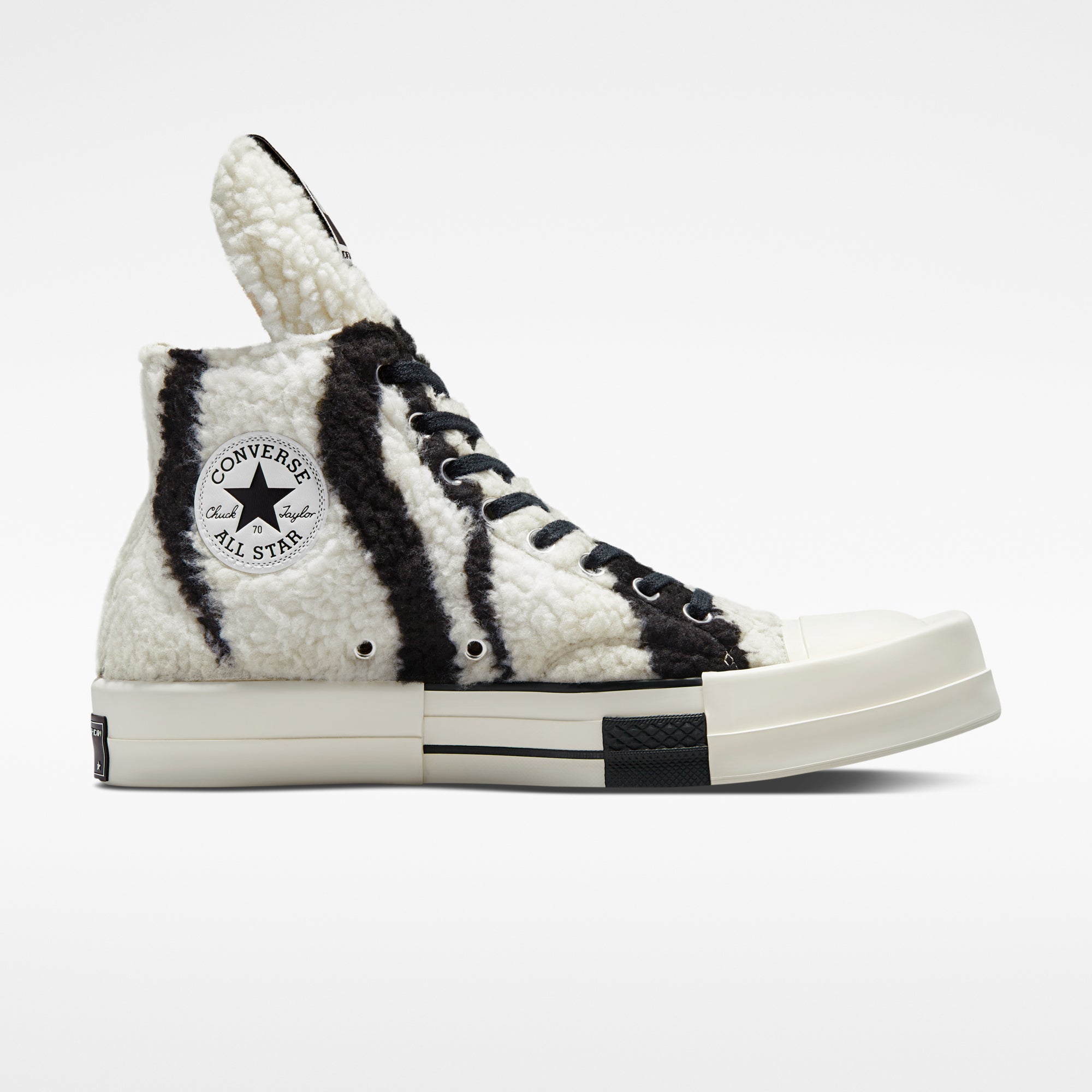Rick Owens DRKSHDW Converse Turbodrk Hi Sneakers Pearl - 3