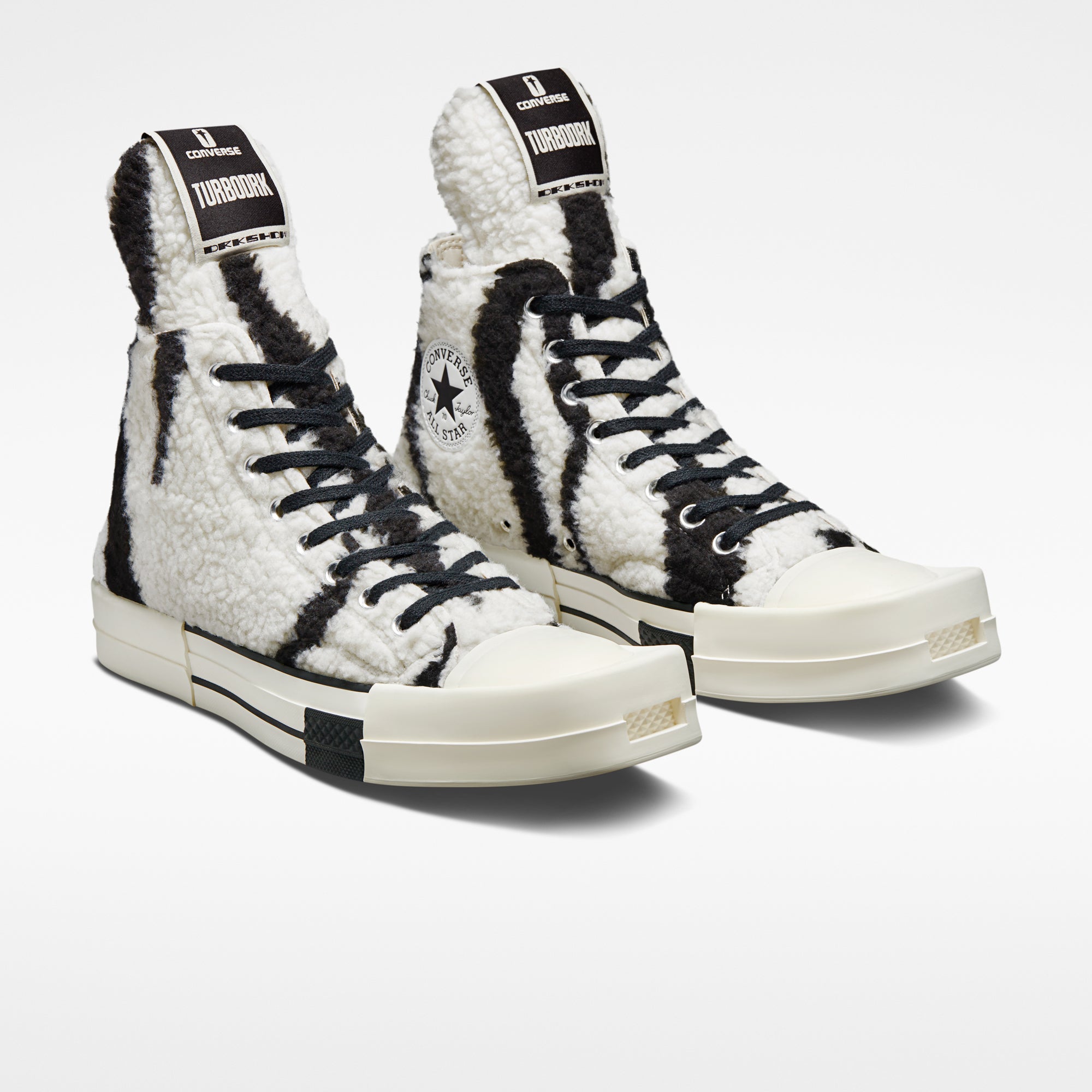 Rick Owens DRKSHDW Converse Turbodrk Hi Sneakers Pearl - 2