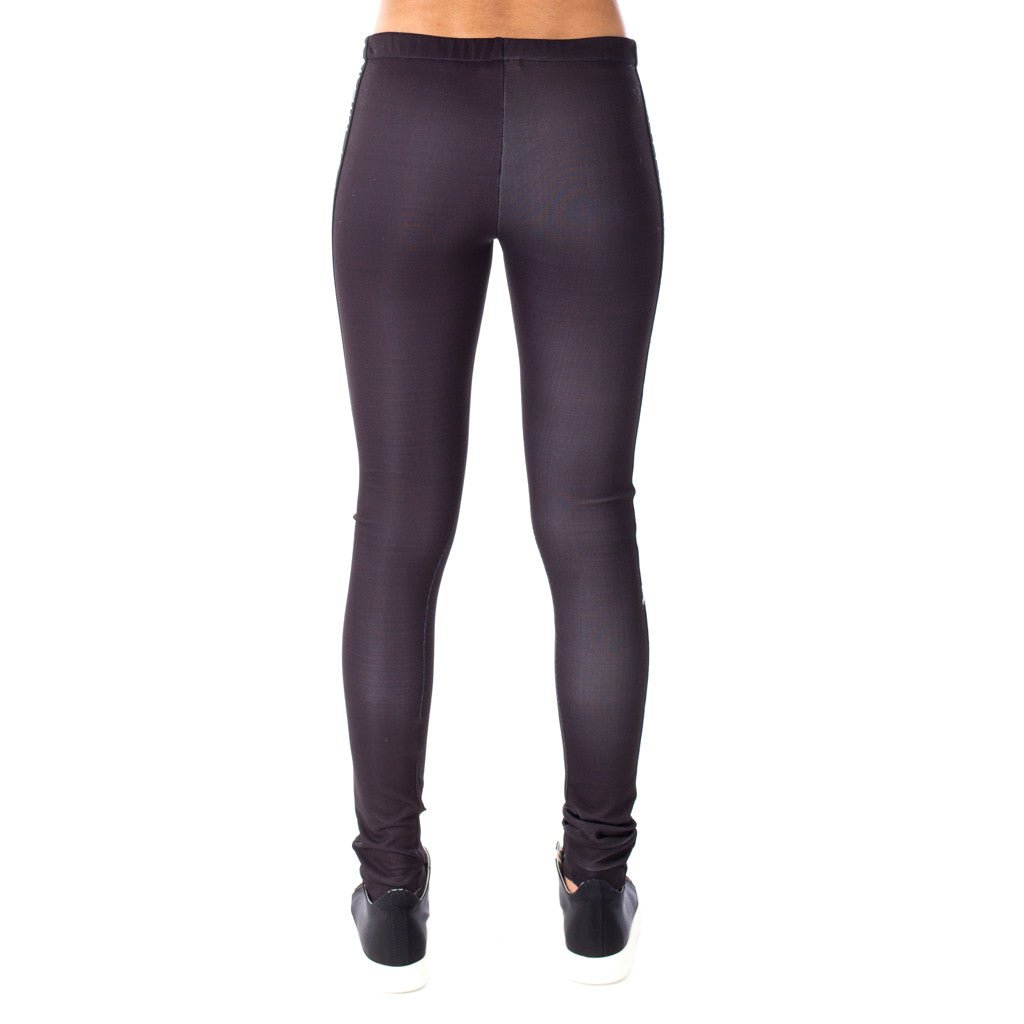 Marcelo Burlon Womens Newen Leggings Black - 3