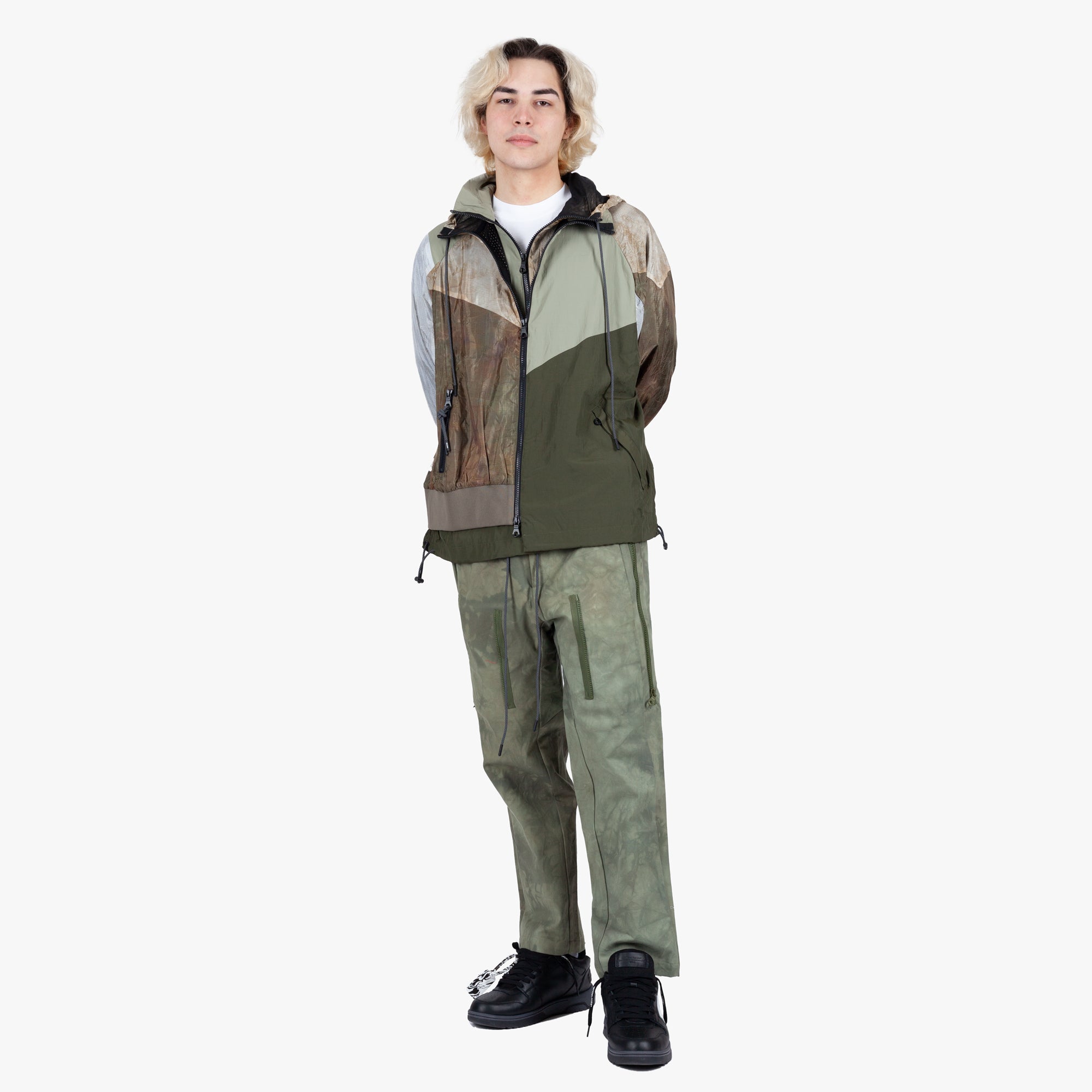 Mostly Heard Rarely Seen Every Which Way Track Jacket Olive - 2