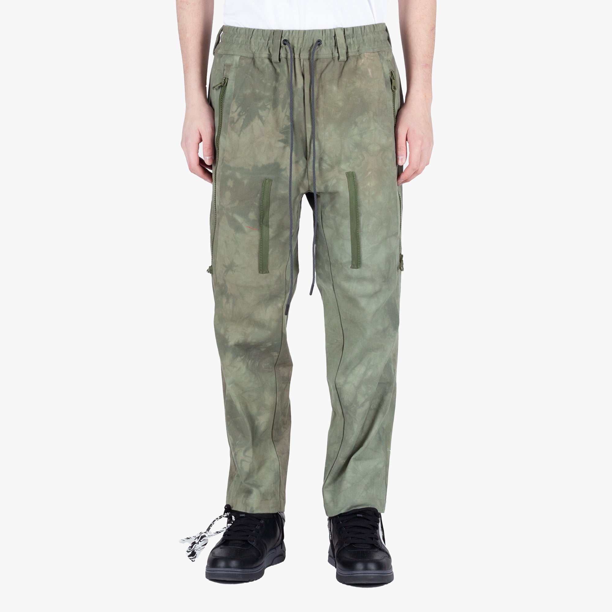 Mostly Heard Rarely Seen Zip Off Cargo Pants Olive - 1