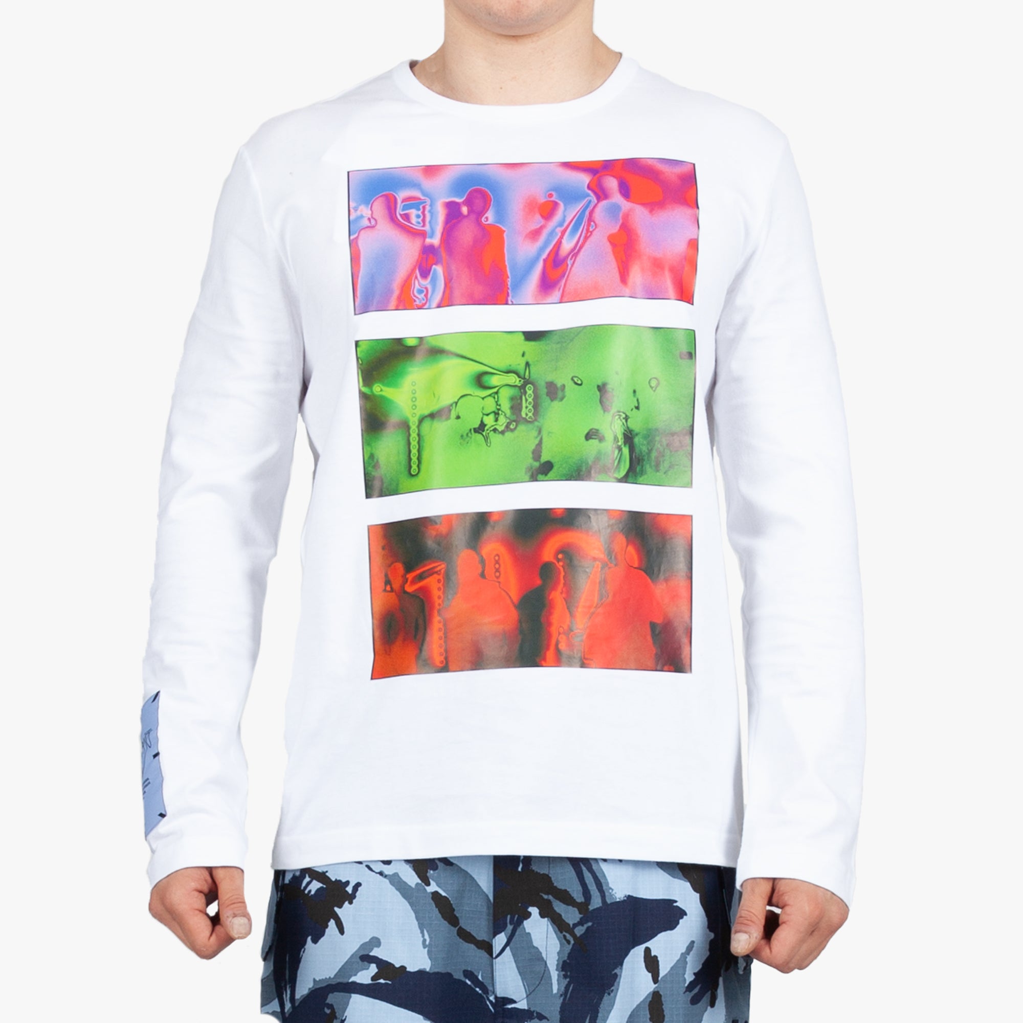 Alexander McQueen McQ FA5 Dance LS Tee White - 1