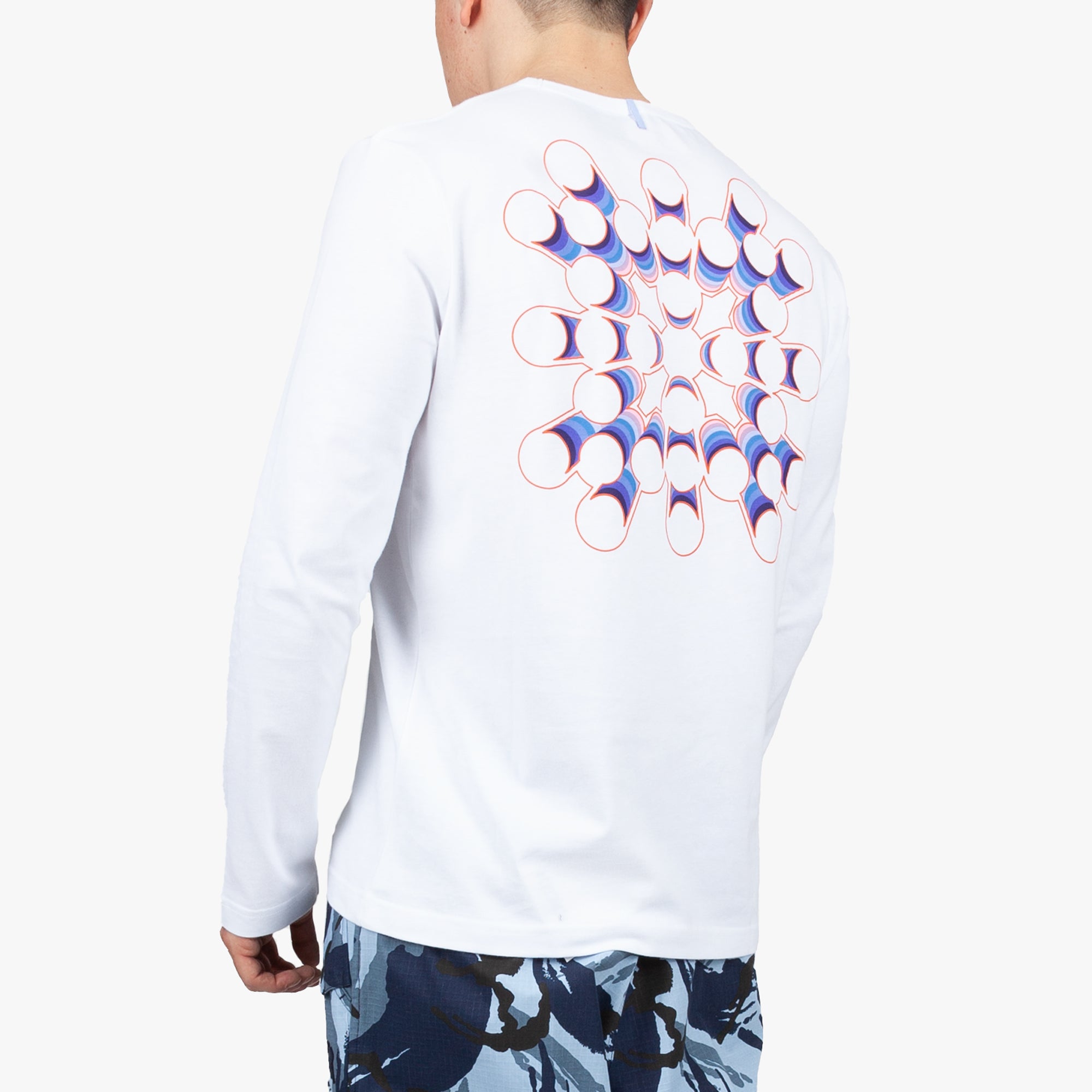 Alexander McQueen McQ FA5 Dance LS Tee White - 4