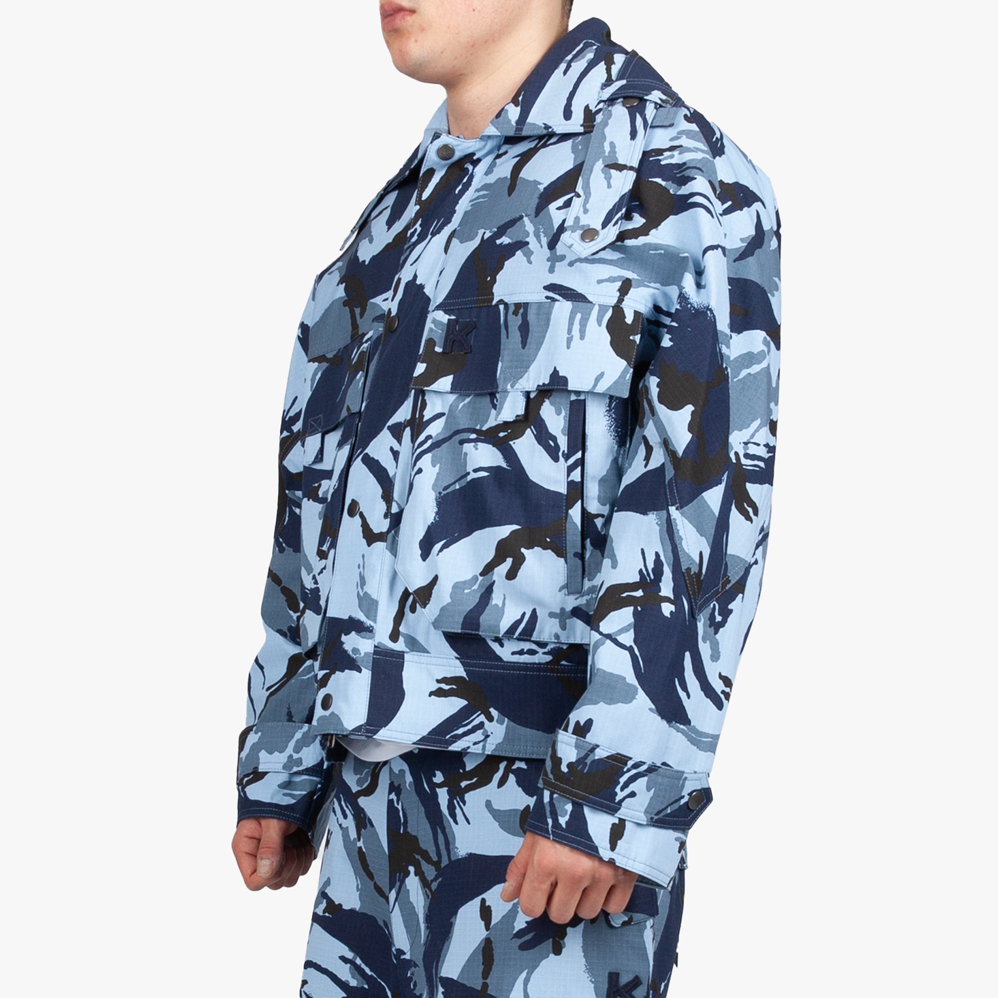 Kenzo Tropic Camouflage Jacket Blue - 3