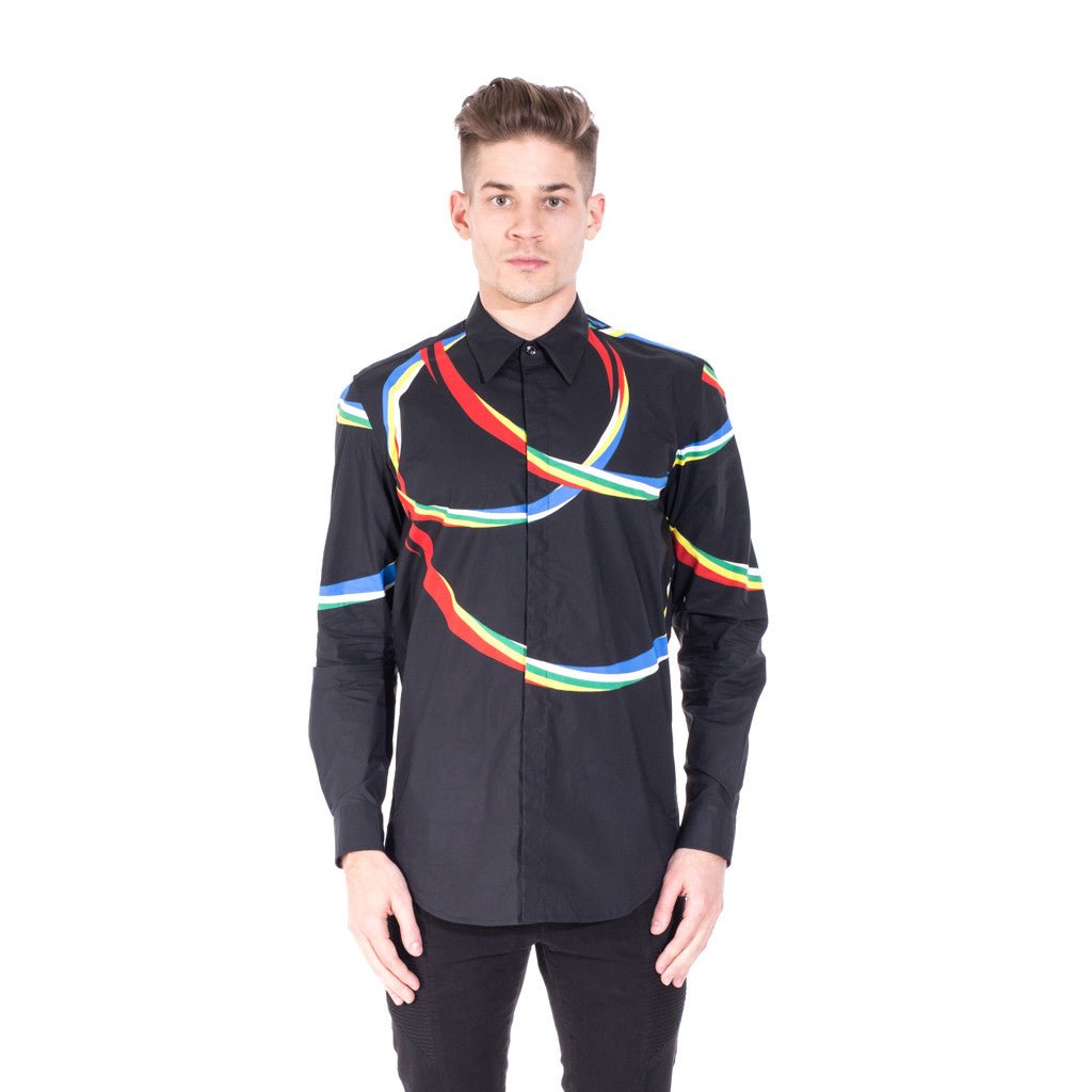 Marcelo Burlon Riberalta Dress Shirt Black - 1