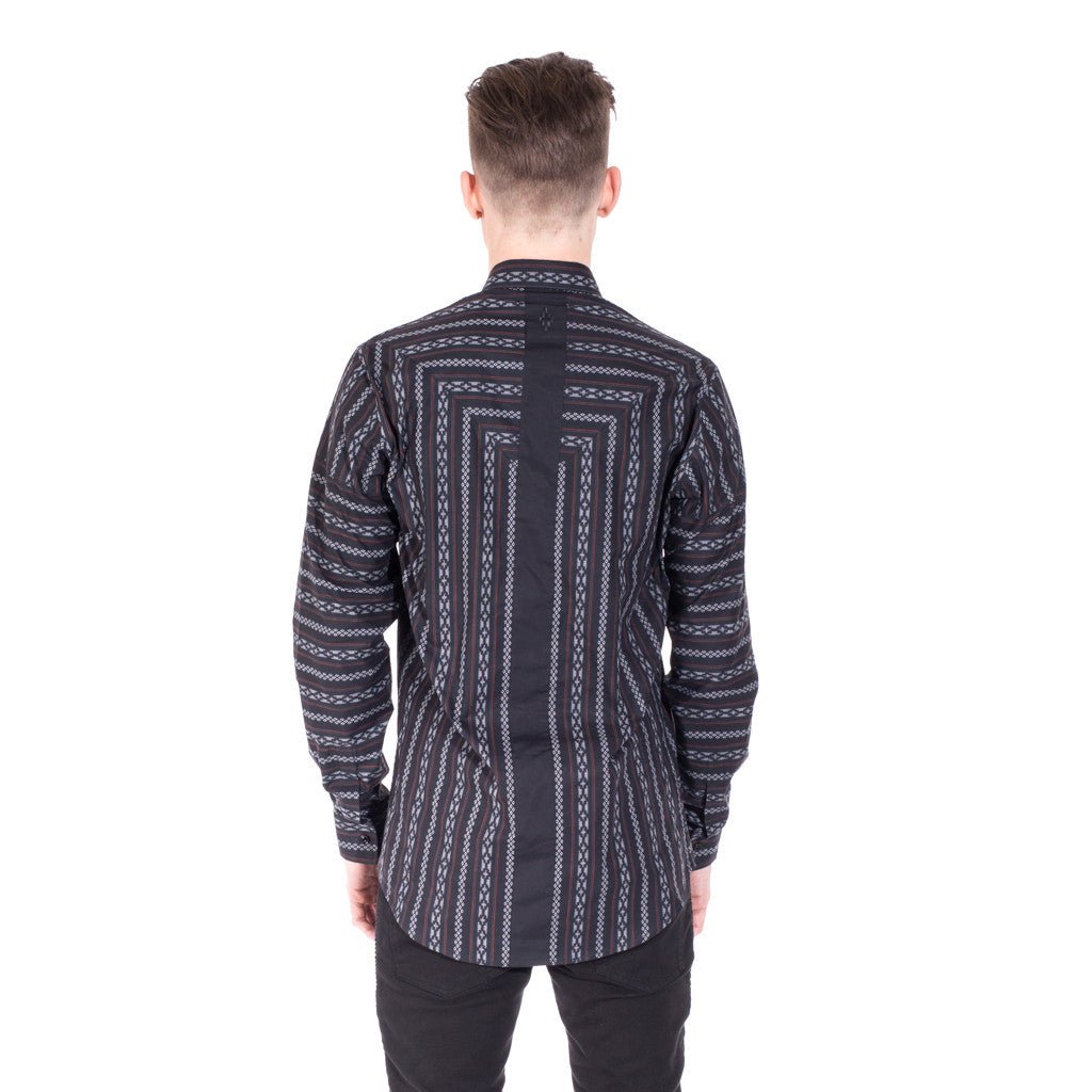 Marcelo Burlon Tupiza Dress Shirt Black - 4