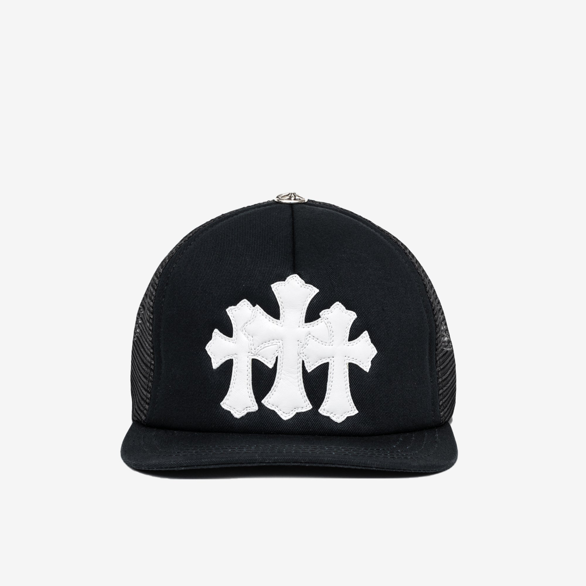 Photo of Chrome Hearts CH Triple Cemetery Cross Trucker Cap - 1