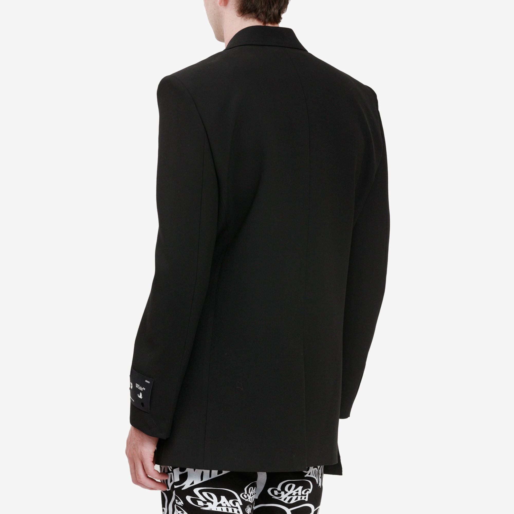 Off - White Excess Pocket Blazer Black - 4