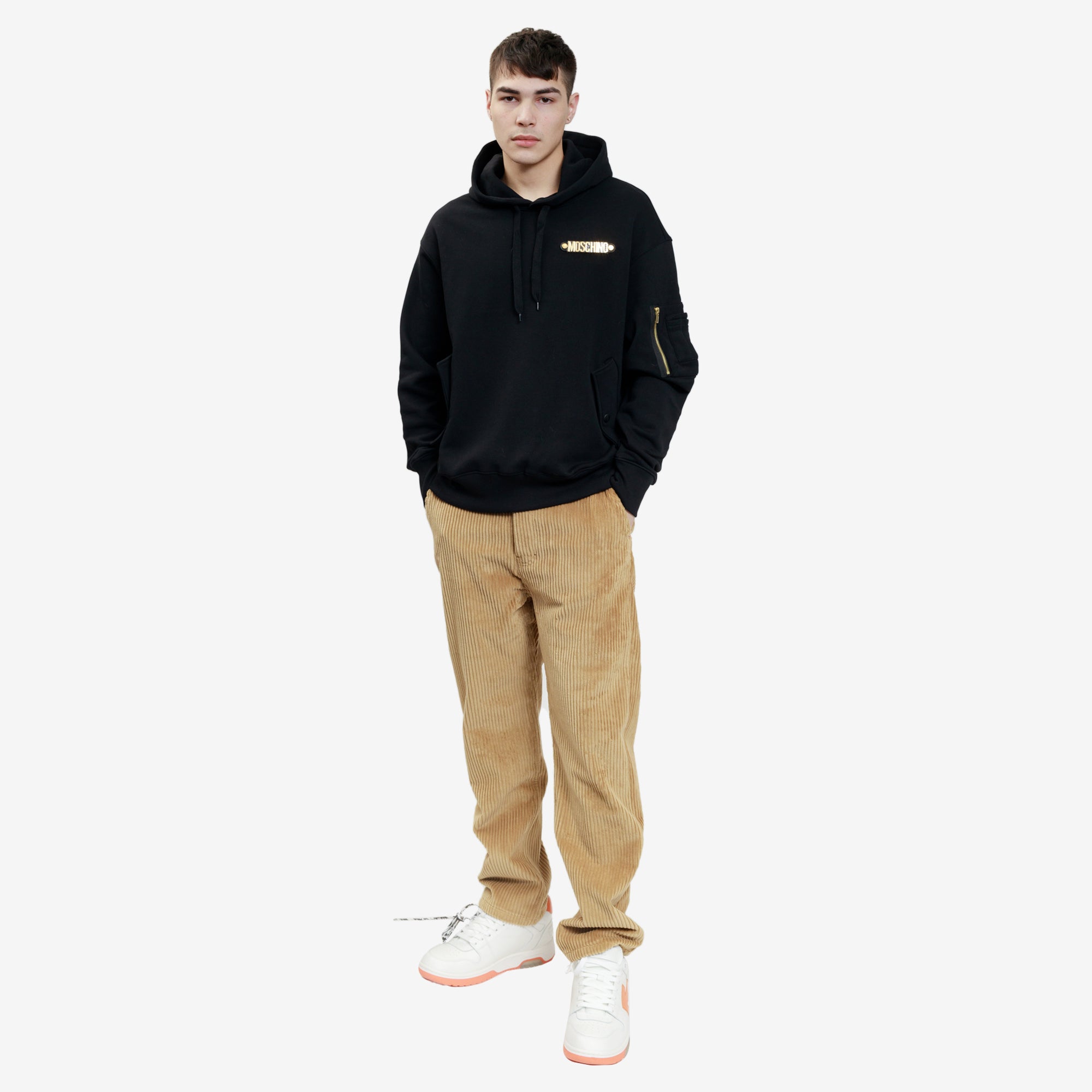 Moschino Lettering Logo Hoodie