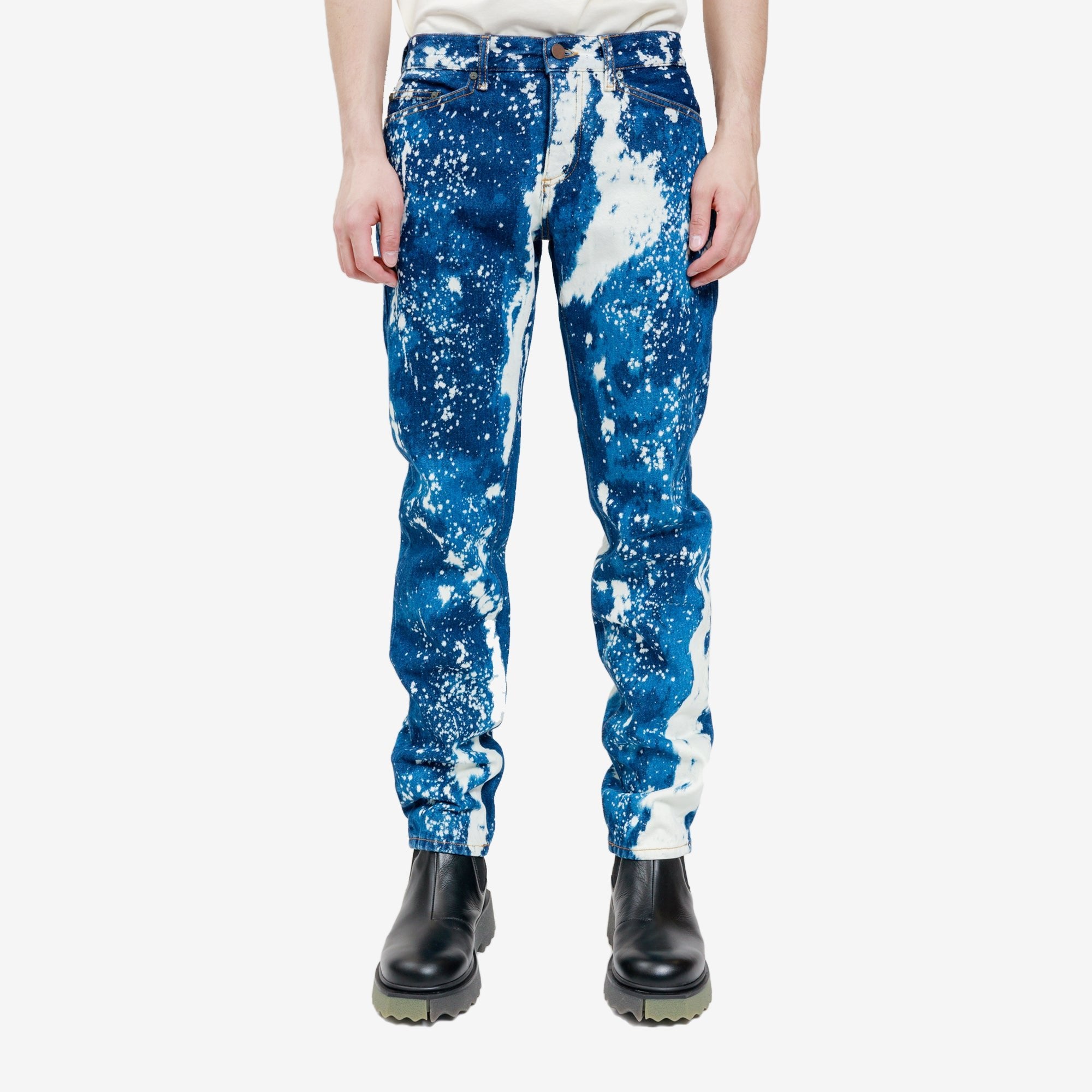 Palm Angels Galaxy Slim Jeans Blue - 1