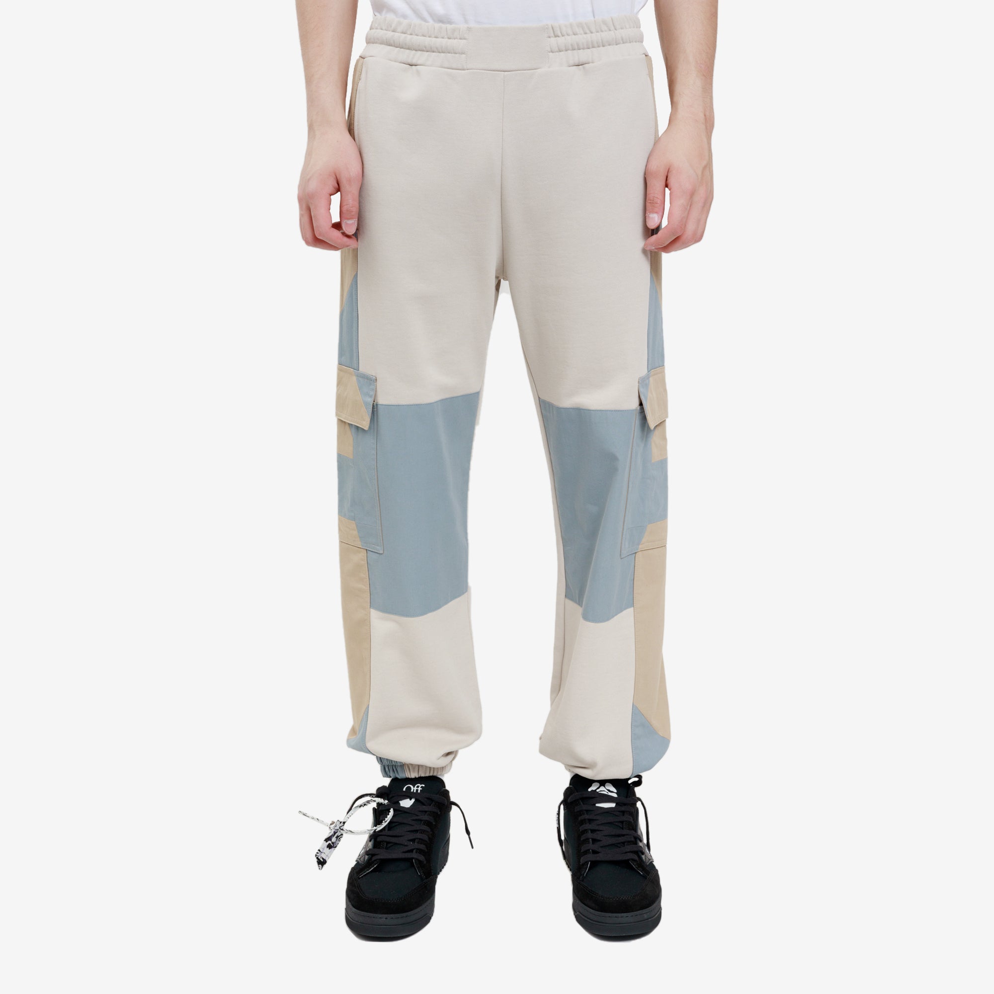 Alexander McQueen McQ Patchwork Sweatpants Bone - 1