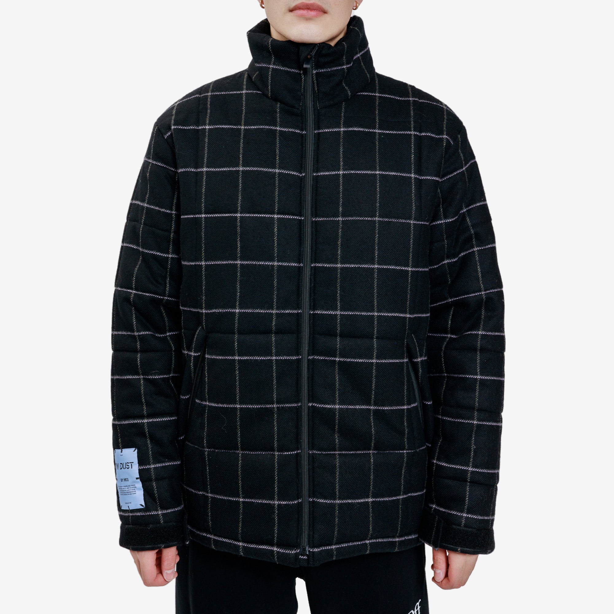 Alexander McQueen McQ Vortex Check Puffer Black - 1