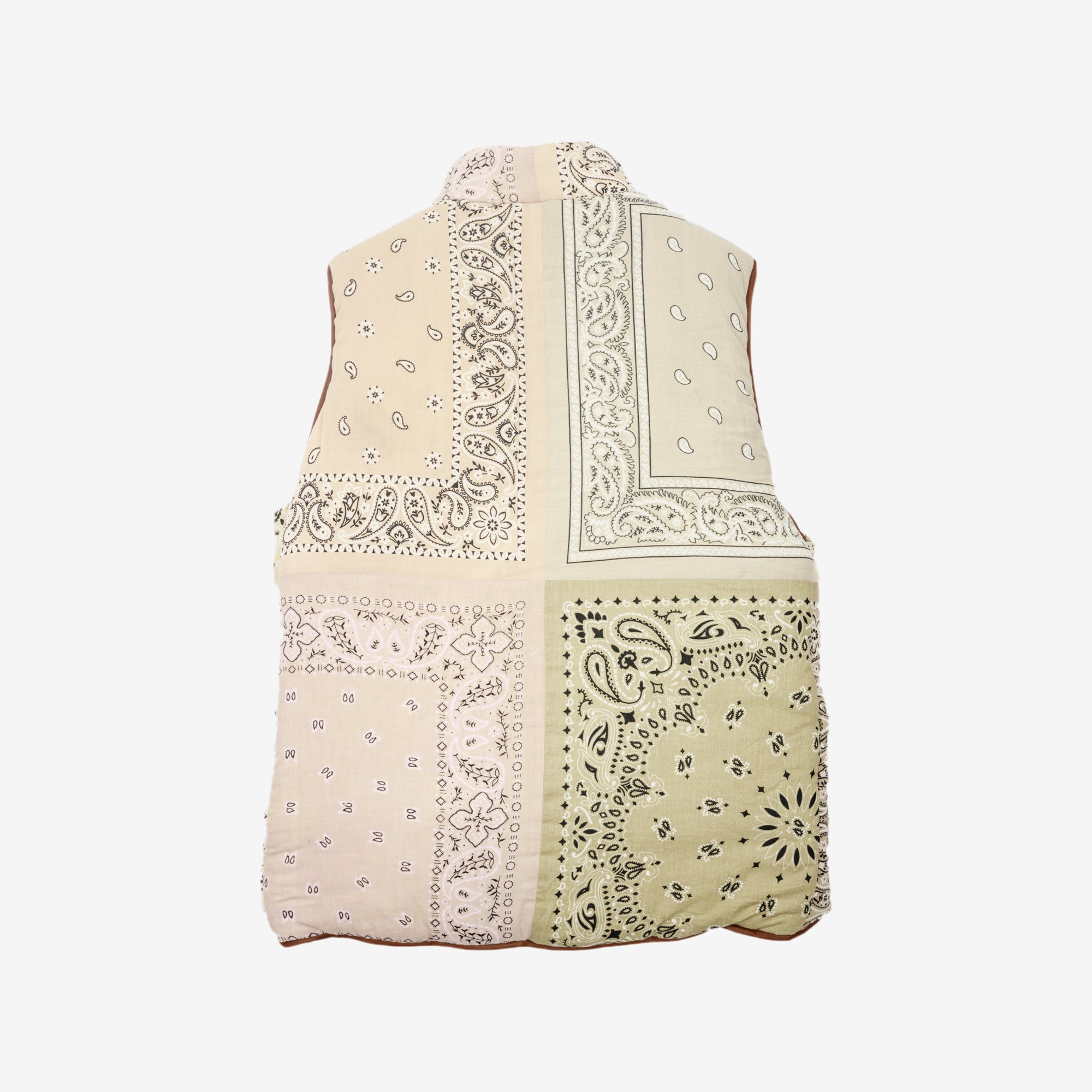 Children of the Discordance Bandana Patchwork Reverse Vest Beige - 6