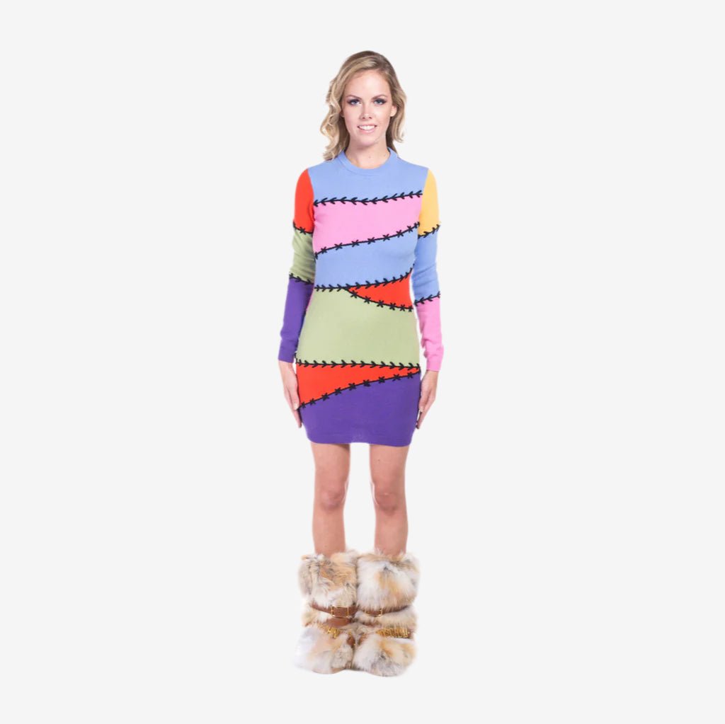 Photo of Moschino Womens Baseball Stitch Dress - 1