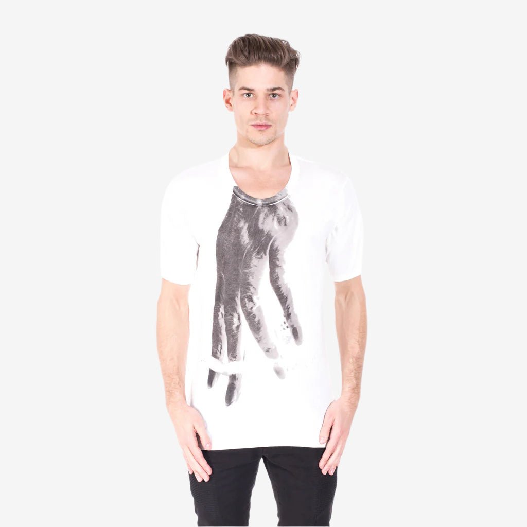 Nude:MM Hand Tee White - 1