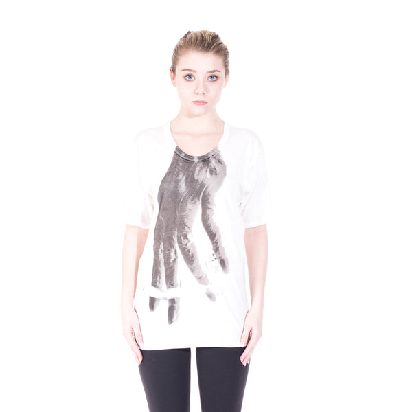 Nude:MM Hand Tee at Feuille Luxury - 2