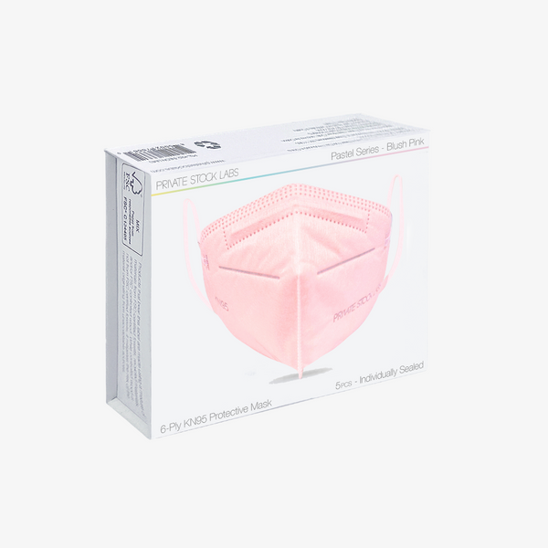 6-Ply KN95 Blush Pink Protective Mask