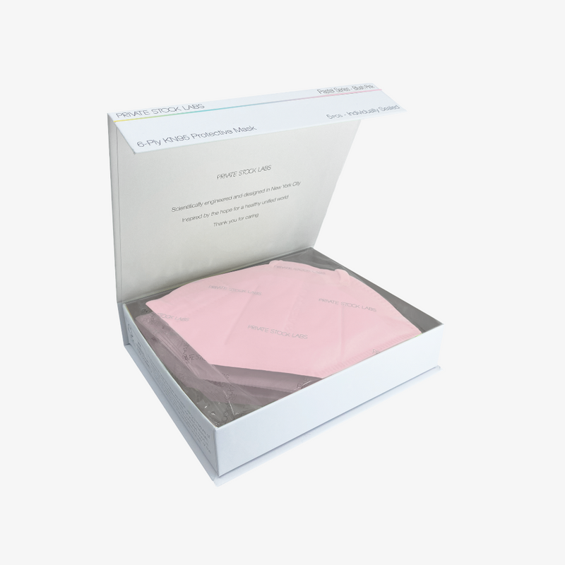 6-Ply KN95 Blush Pink Protective Mask