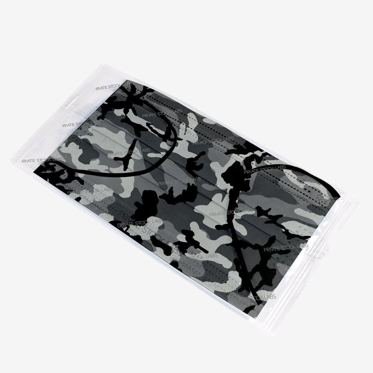 Private Stock Labs 4 - Ply Grey Camo Protective Mask Grey Camo - 4