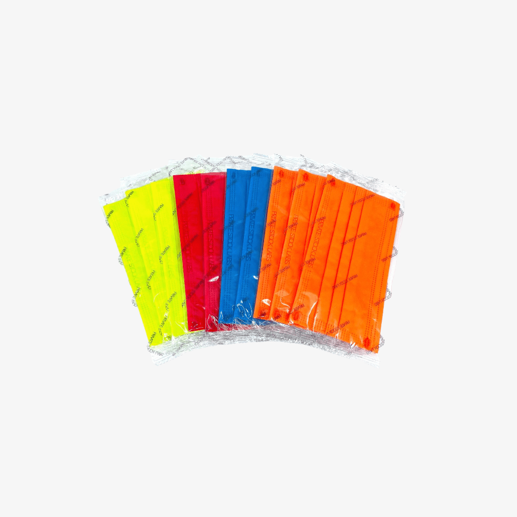 Private Stock Labs 4 - Ply Assorted Neon Protective Mask Assorted Neon - 2