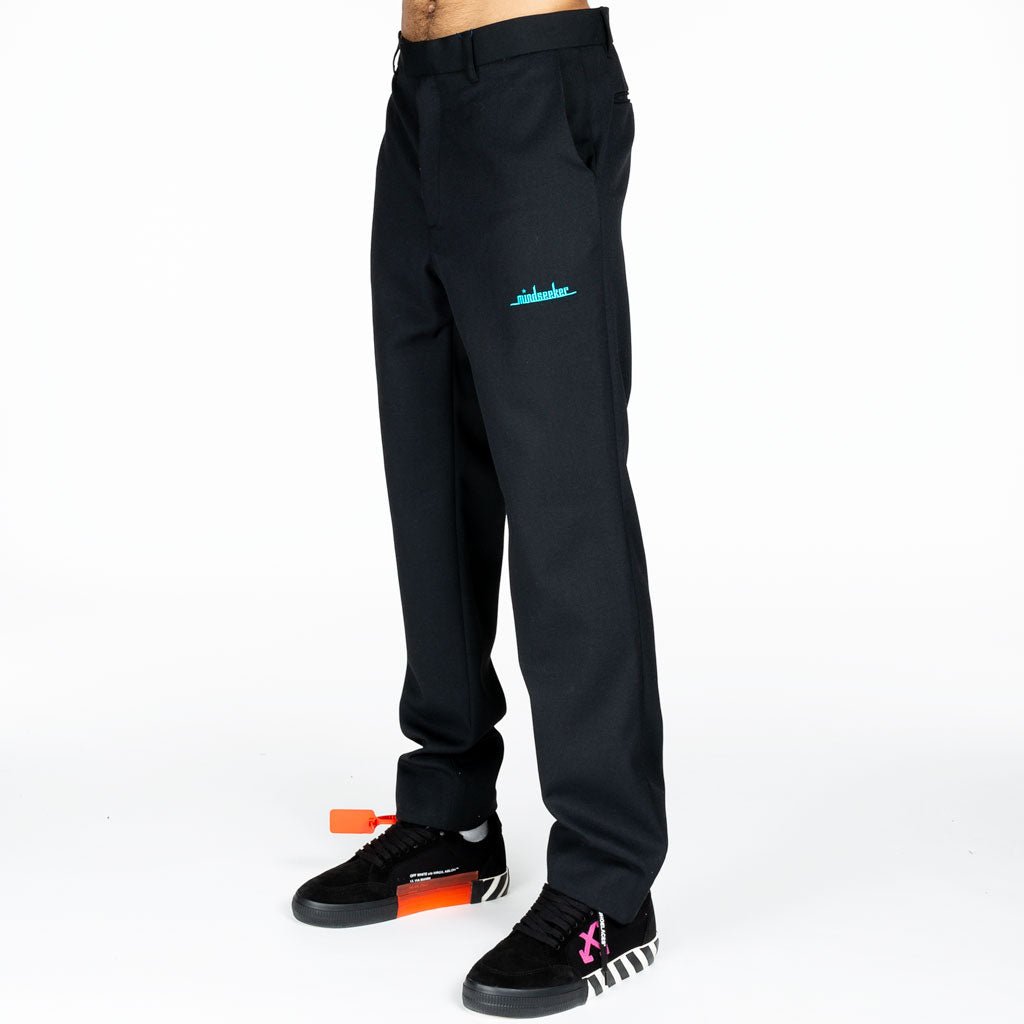 Mindseeker Embroidery Slacks Black - 2