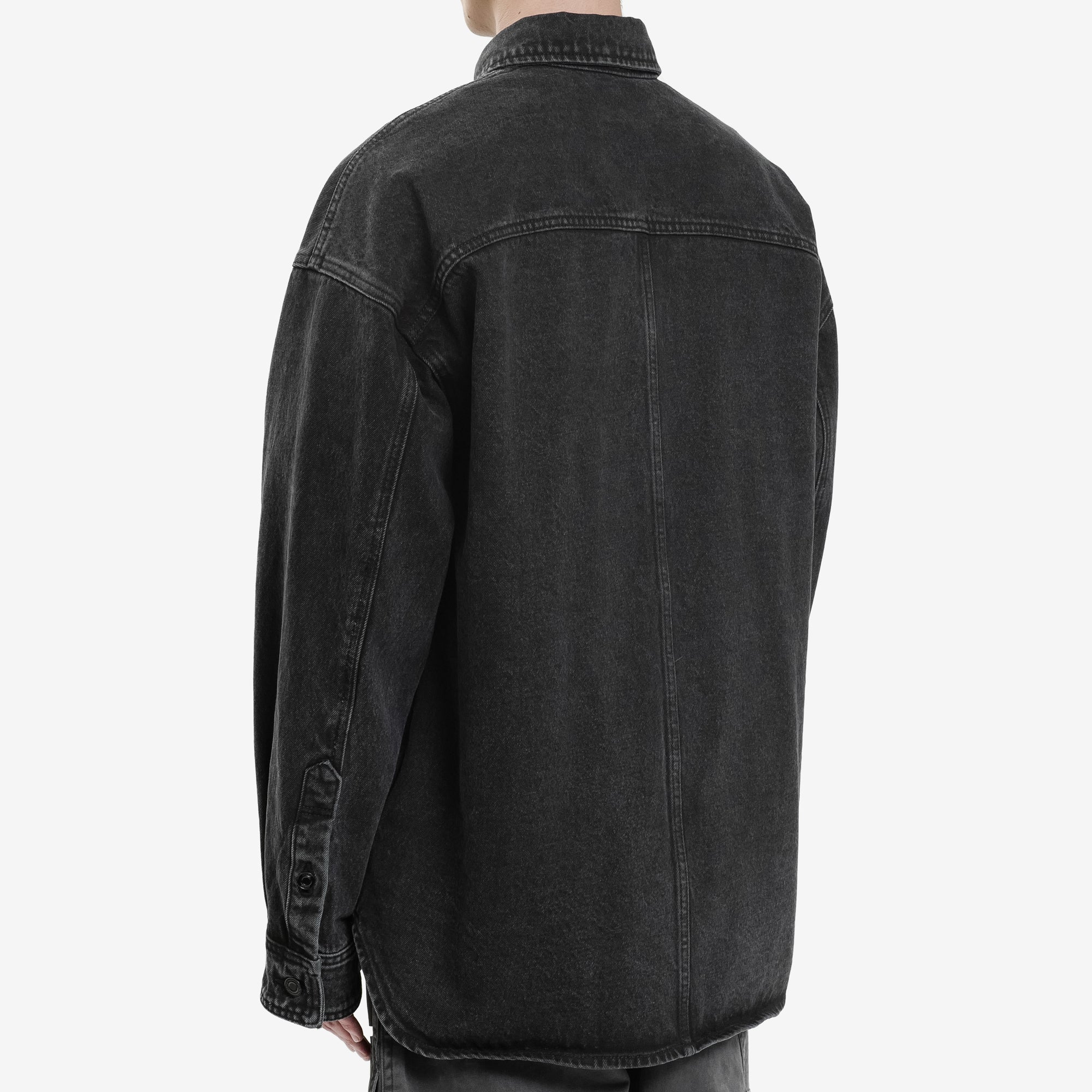 Juun.J Denim Shirt Black - 4