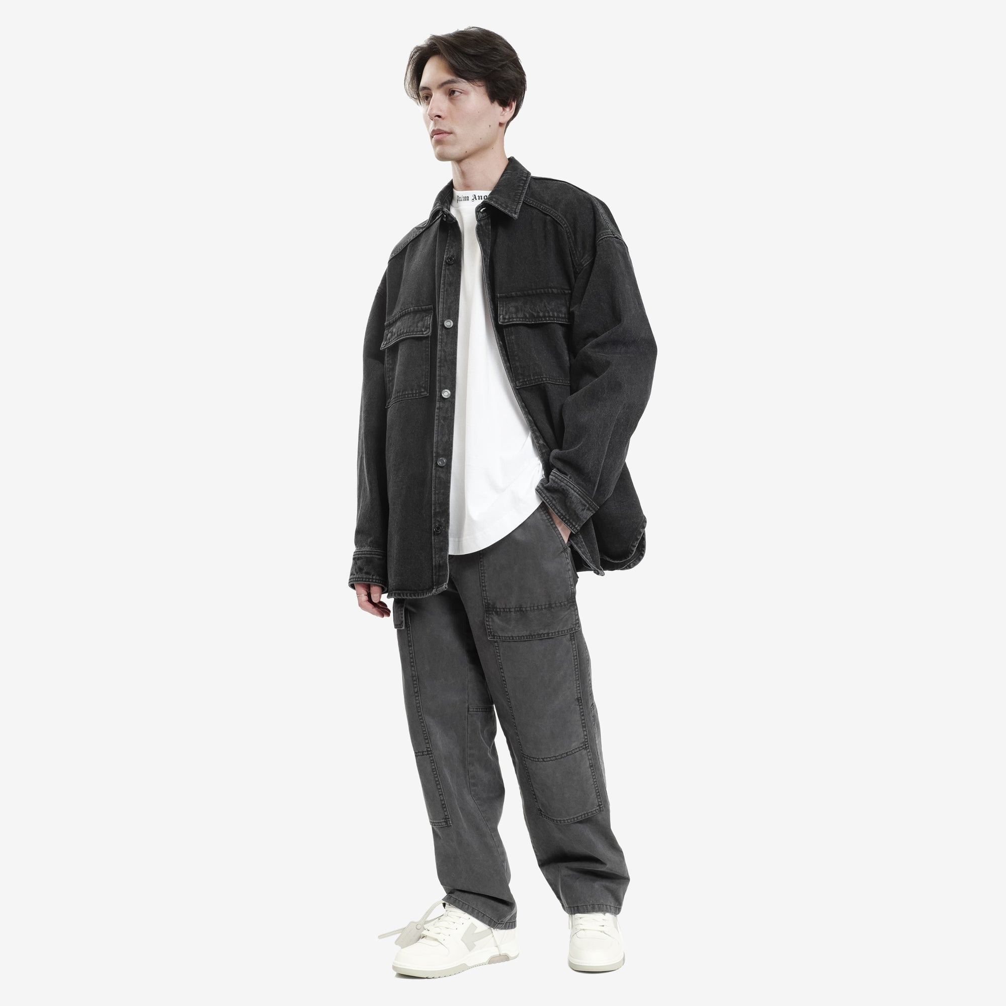 Juun.J Denim Shirt Black - 2