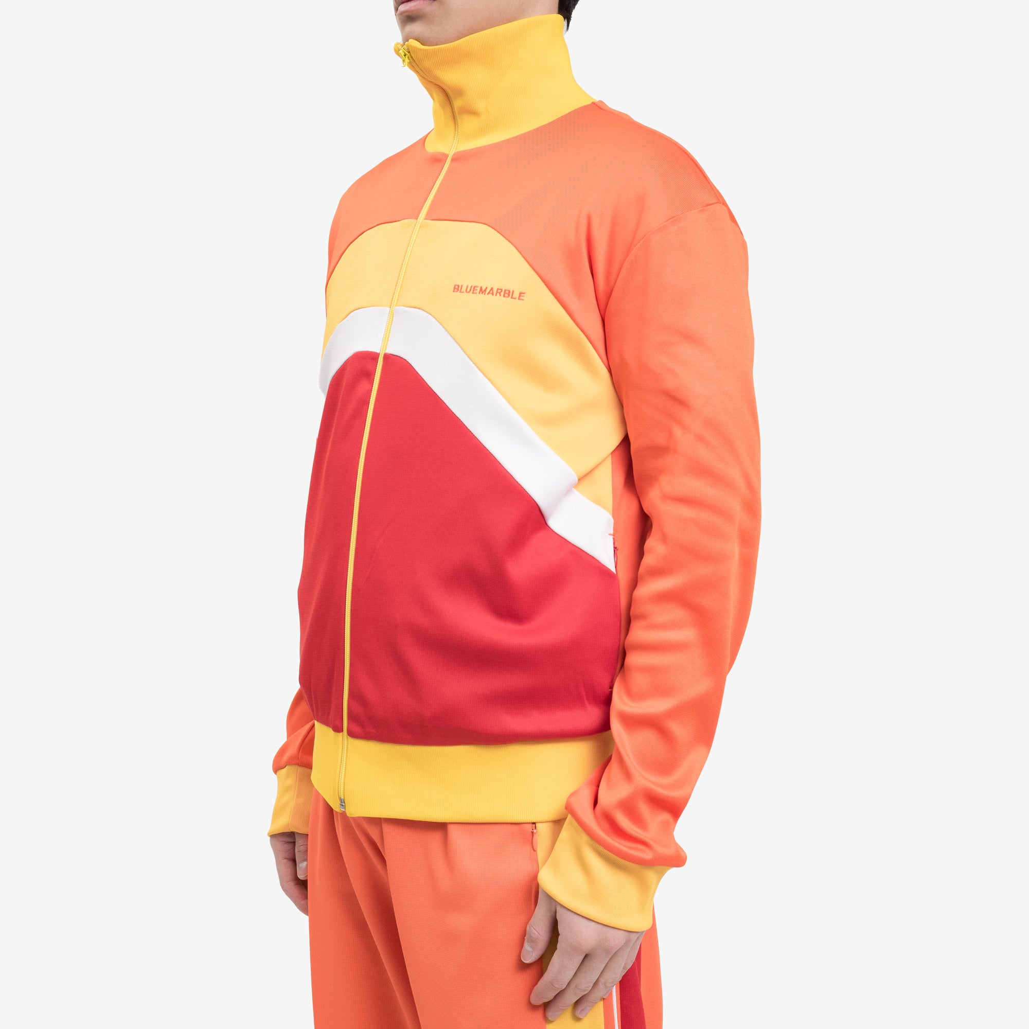 Bluemarble Wavy Yokes Track Jacket Orange - 3