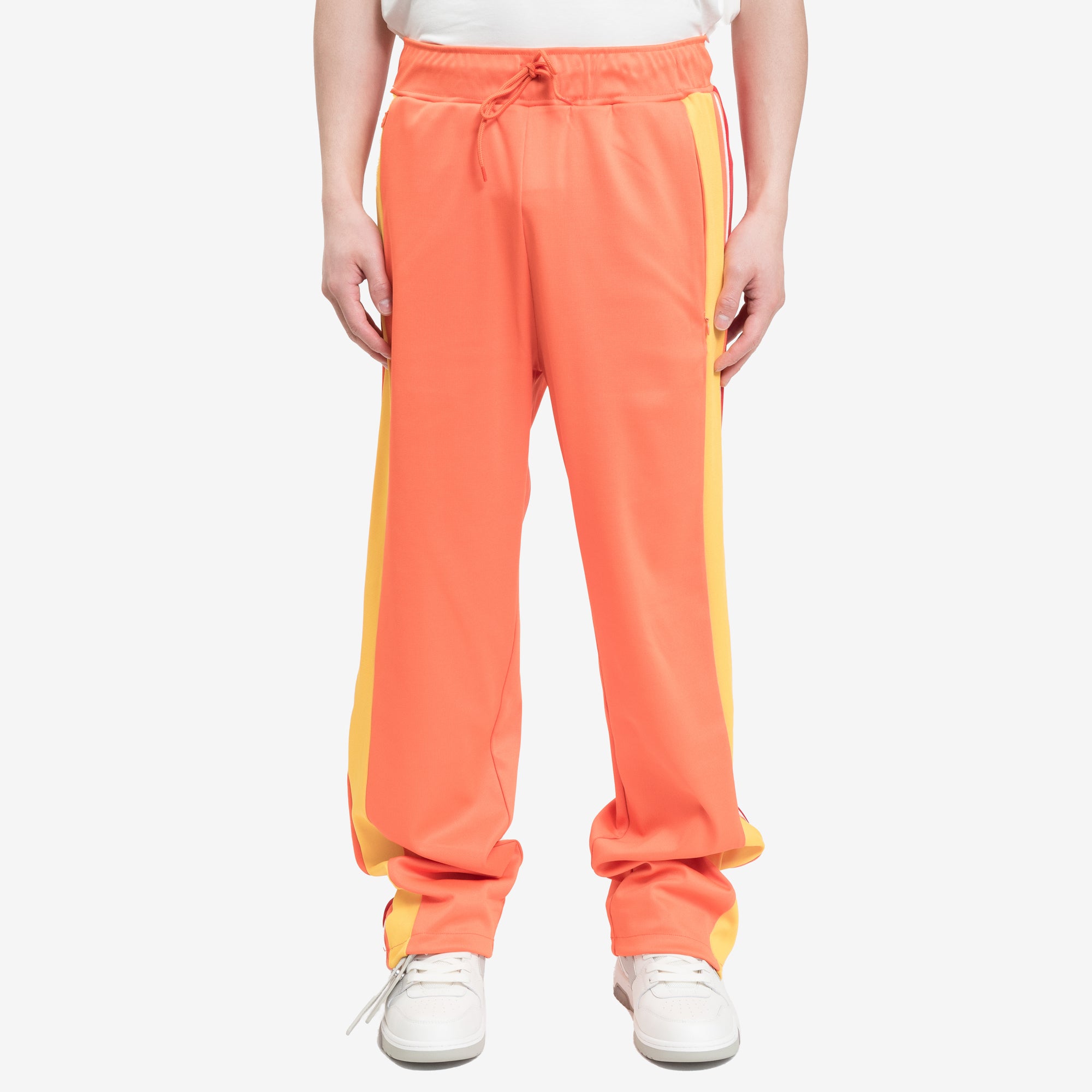 Bluemarble Wavy Yokes Track Pants Orange - 1