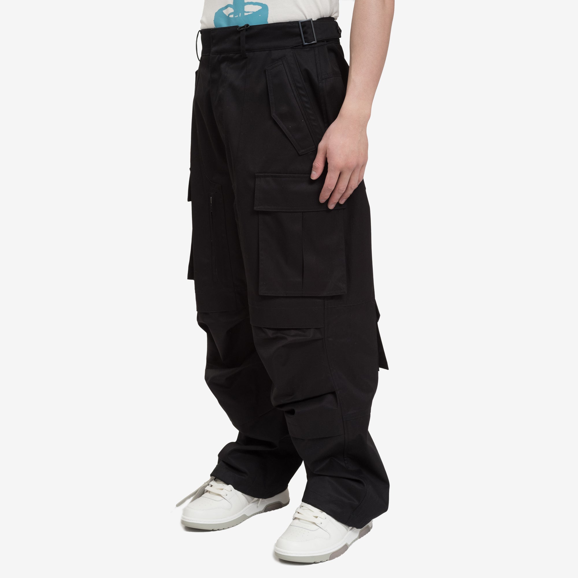 Juun.J Double Layered Cargo Pants Black - 3
