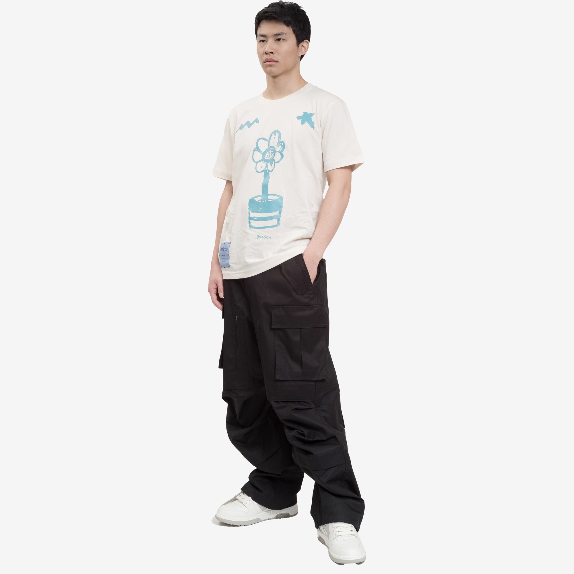 Juun.J Double Layered Cargo Pants Black - 2
